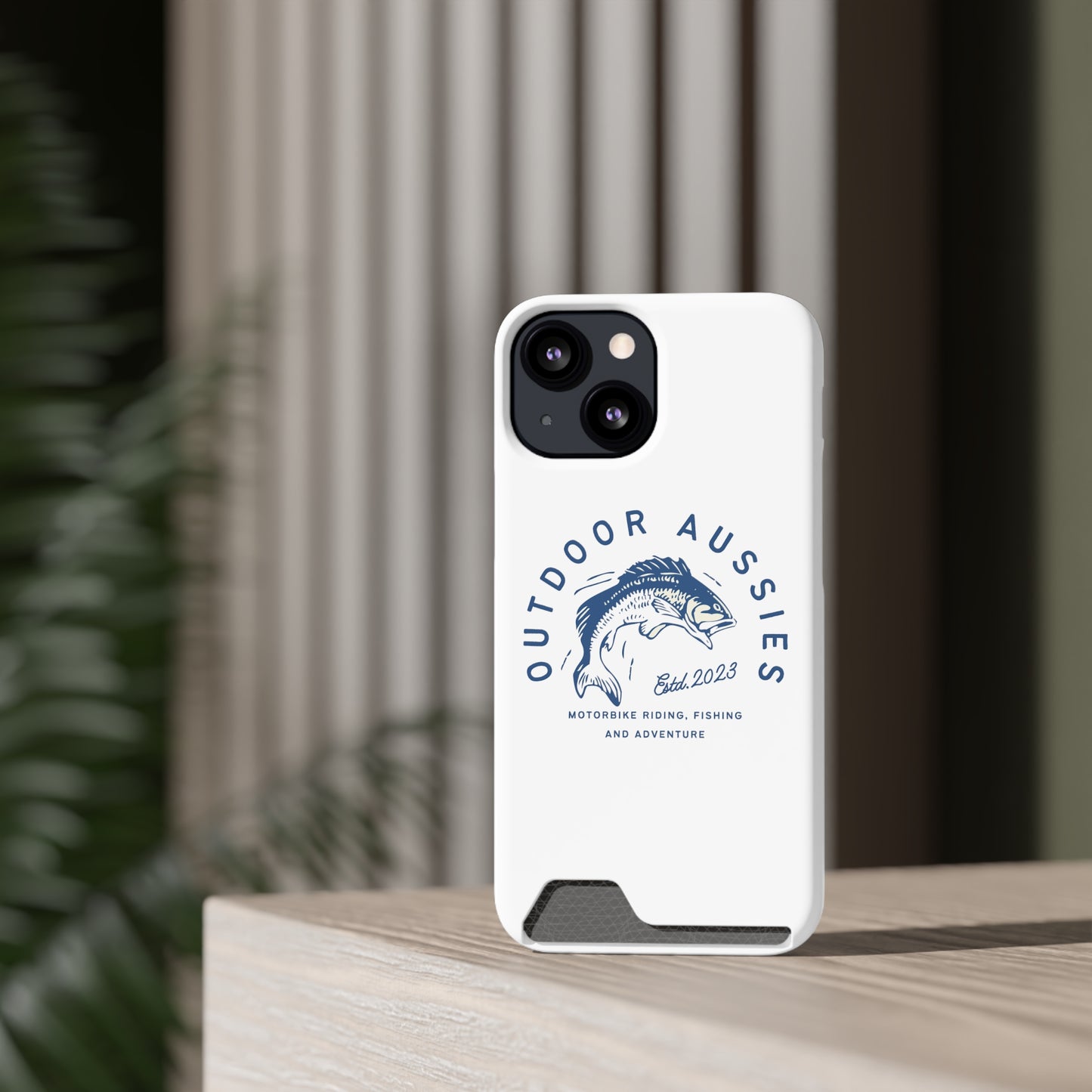 Outdoor Aussies Barra Phone Case With Card Holder