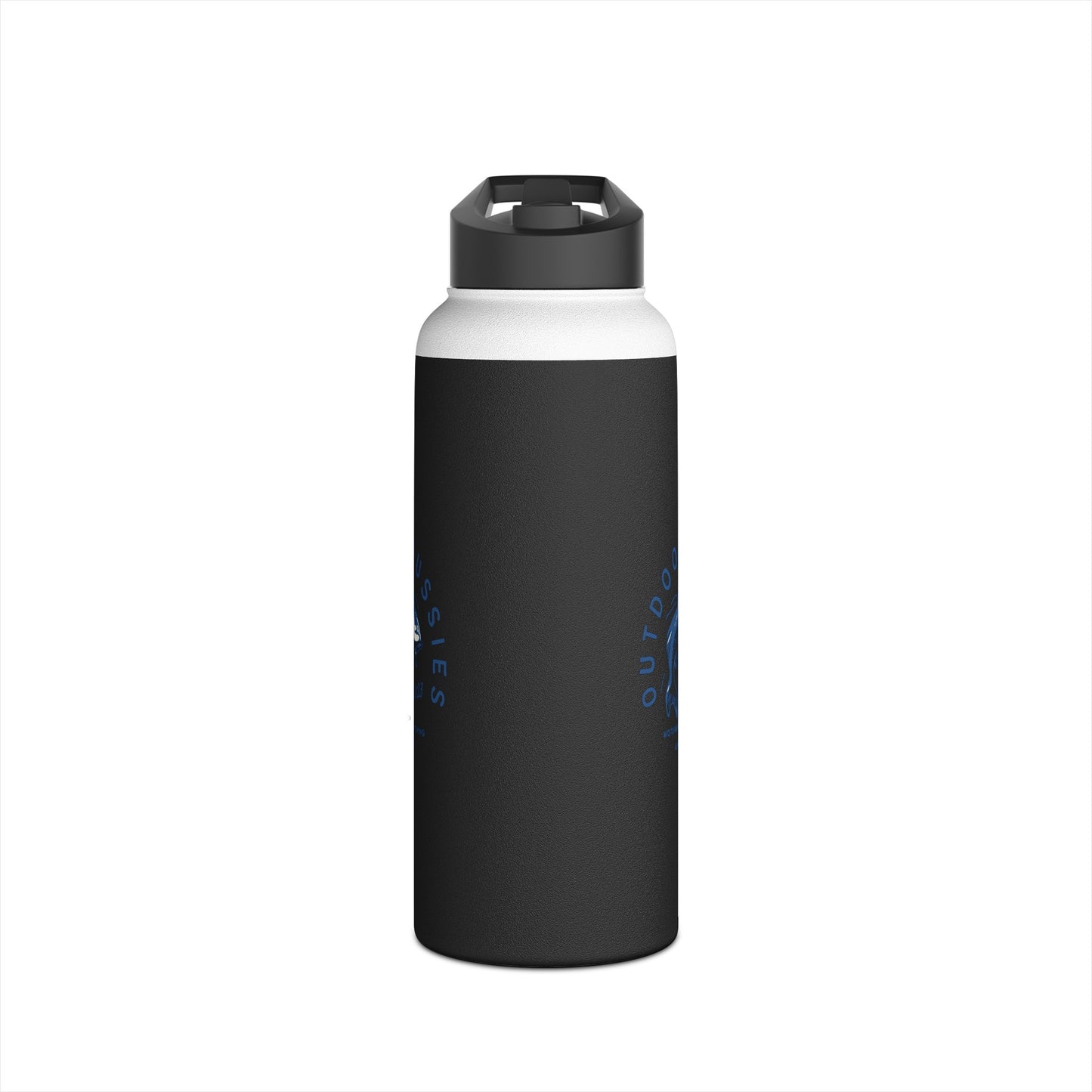 Outdoor Aussies Barra Stainless Steel Water Bottle, Standard Lid