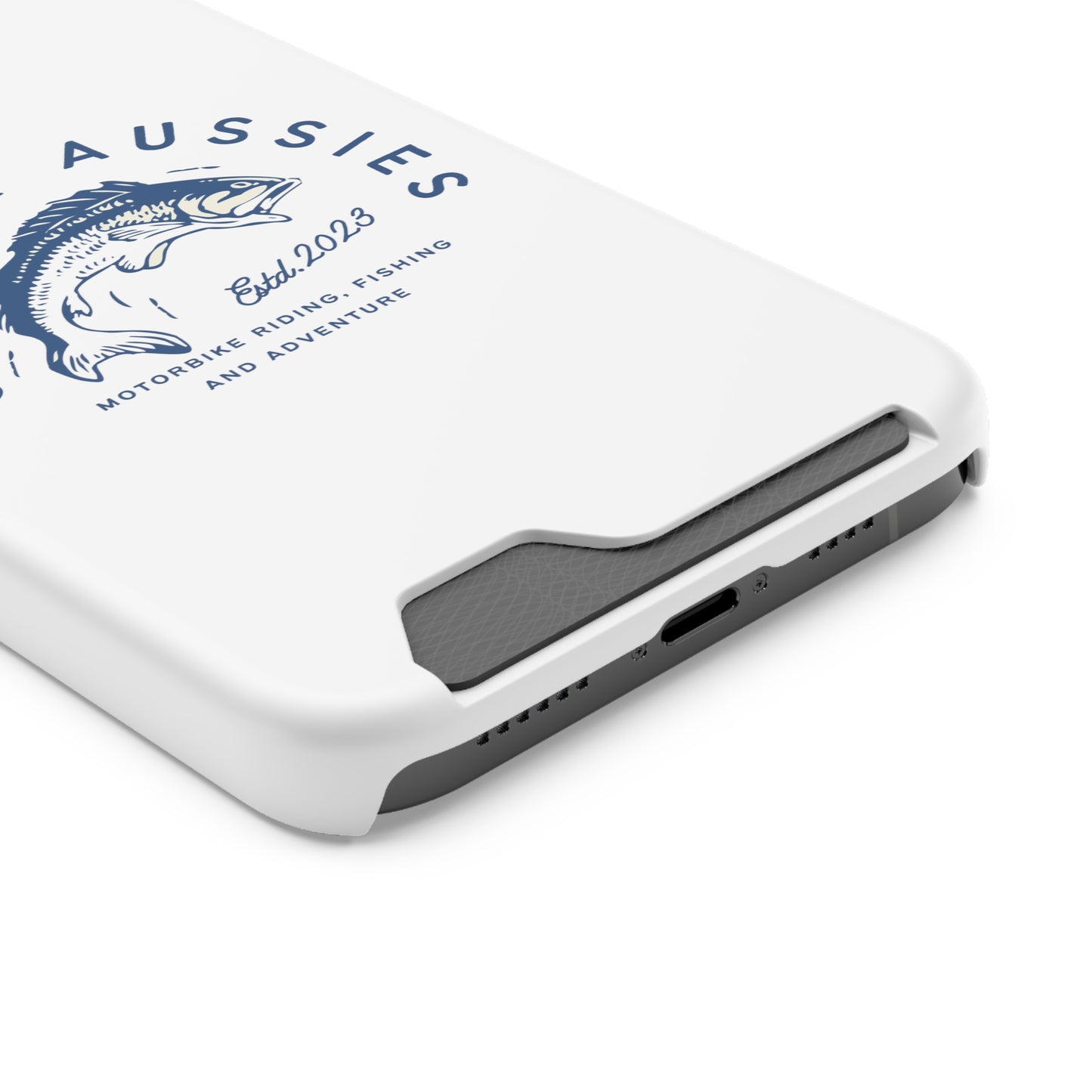 Outdoor Aussies Barra Phone Case With Card Holder