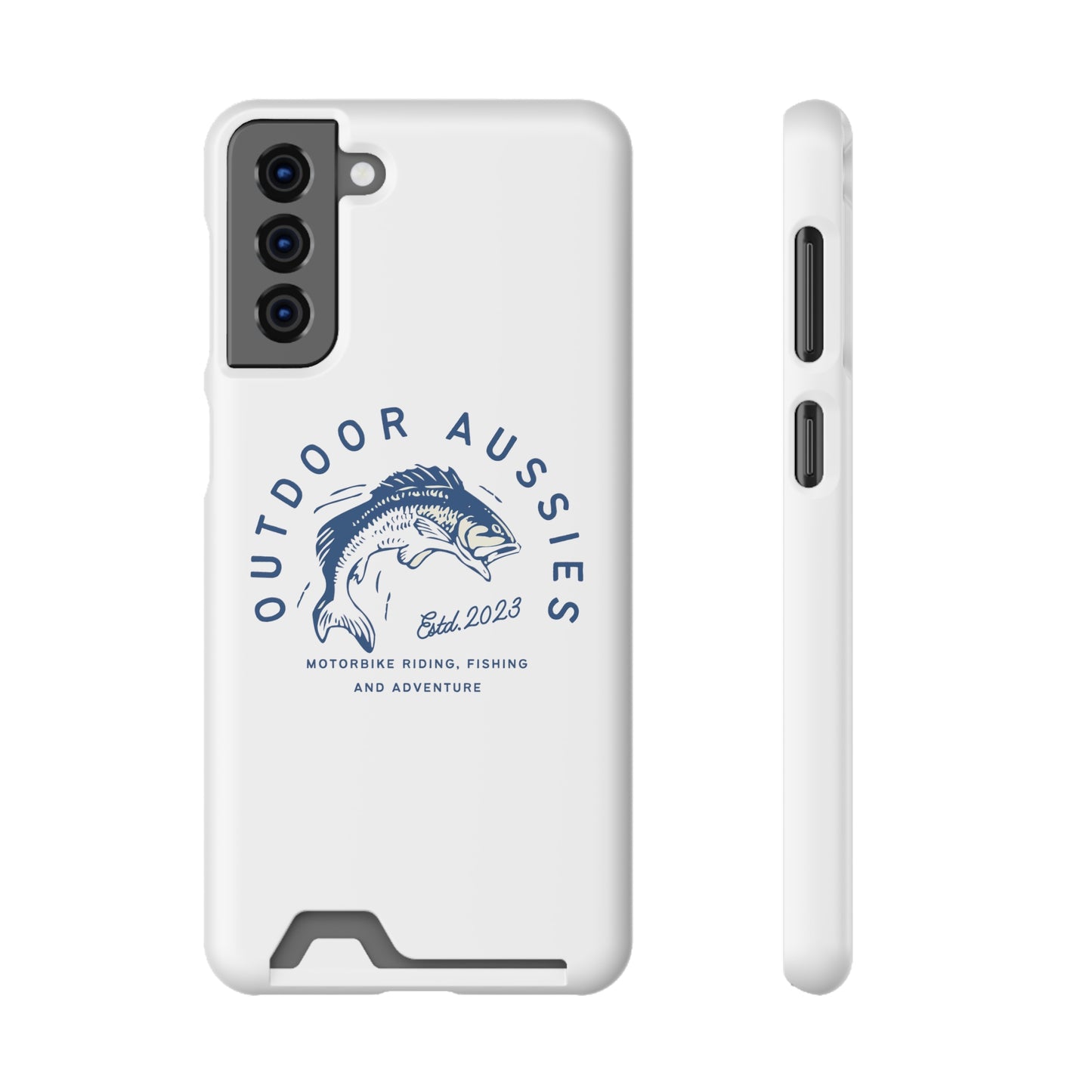 Outdoor Aussies Barra Phone Case With Card Holder
