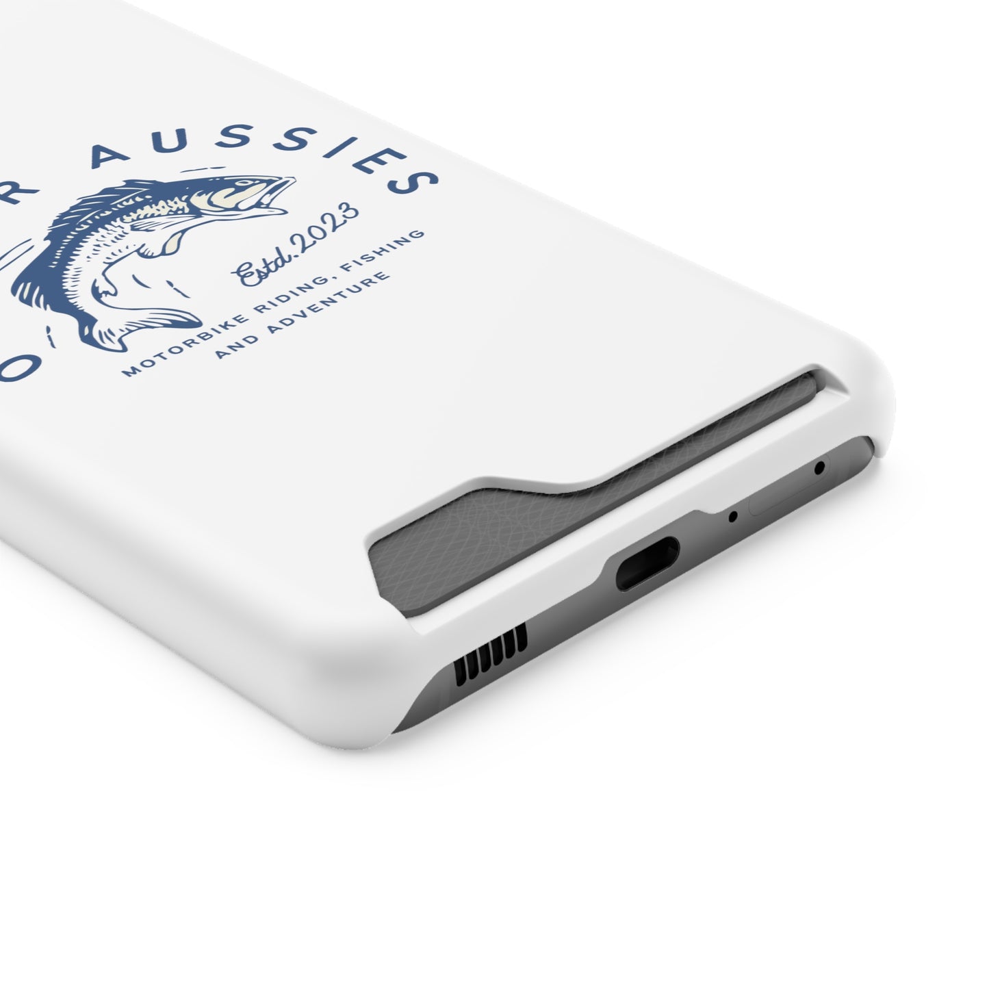 Outdoor Aussies Barra Phone Case With Card Holder