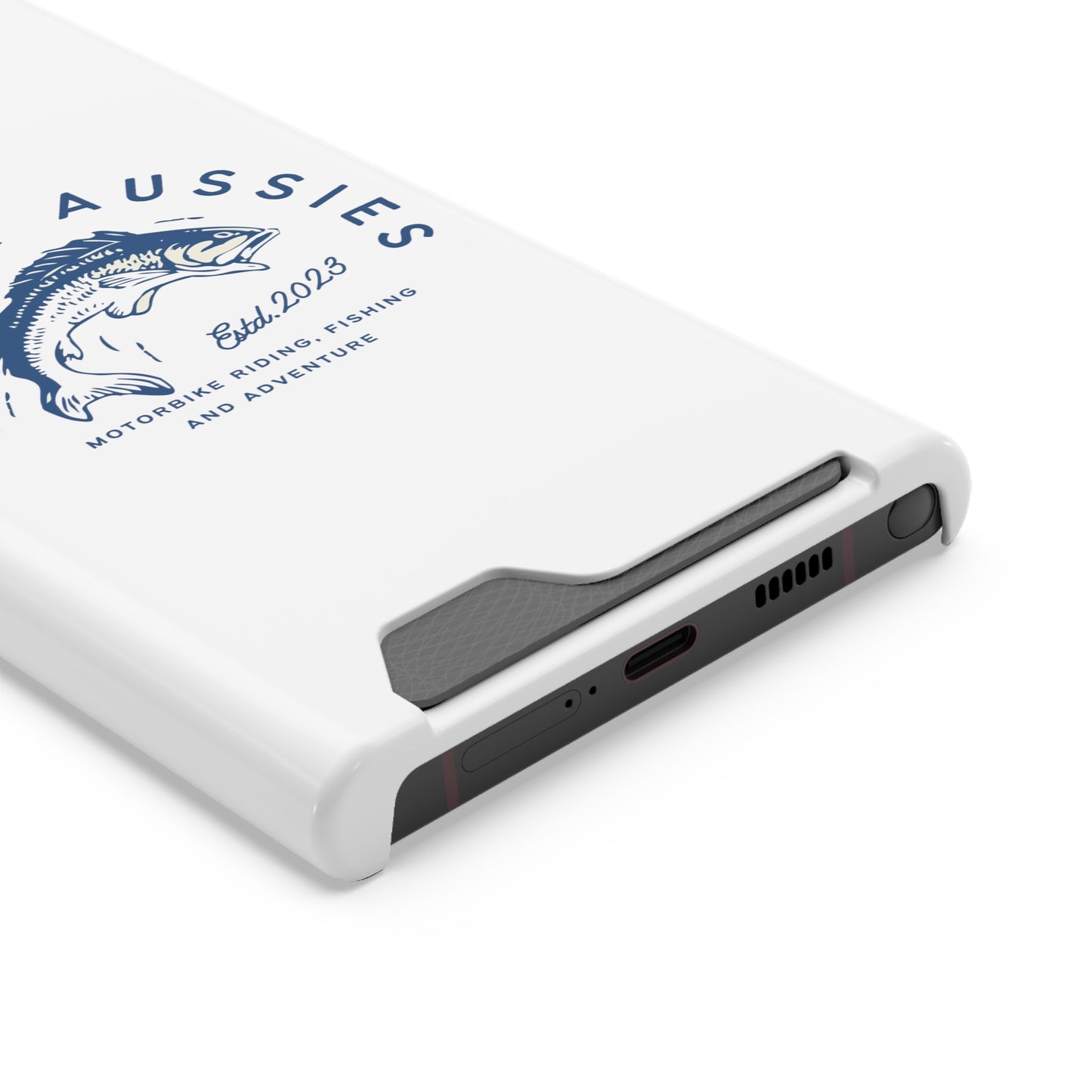 Outdoor Aussies Barra Phone Case With Card Holder