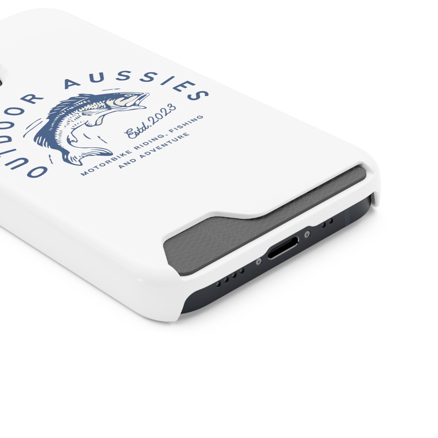 Outdoor Aussies Barra Phone Case With Card Holder