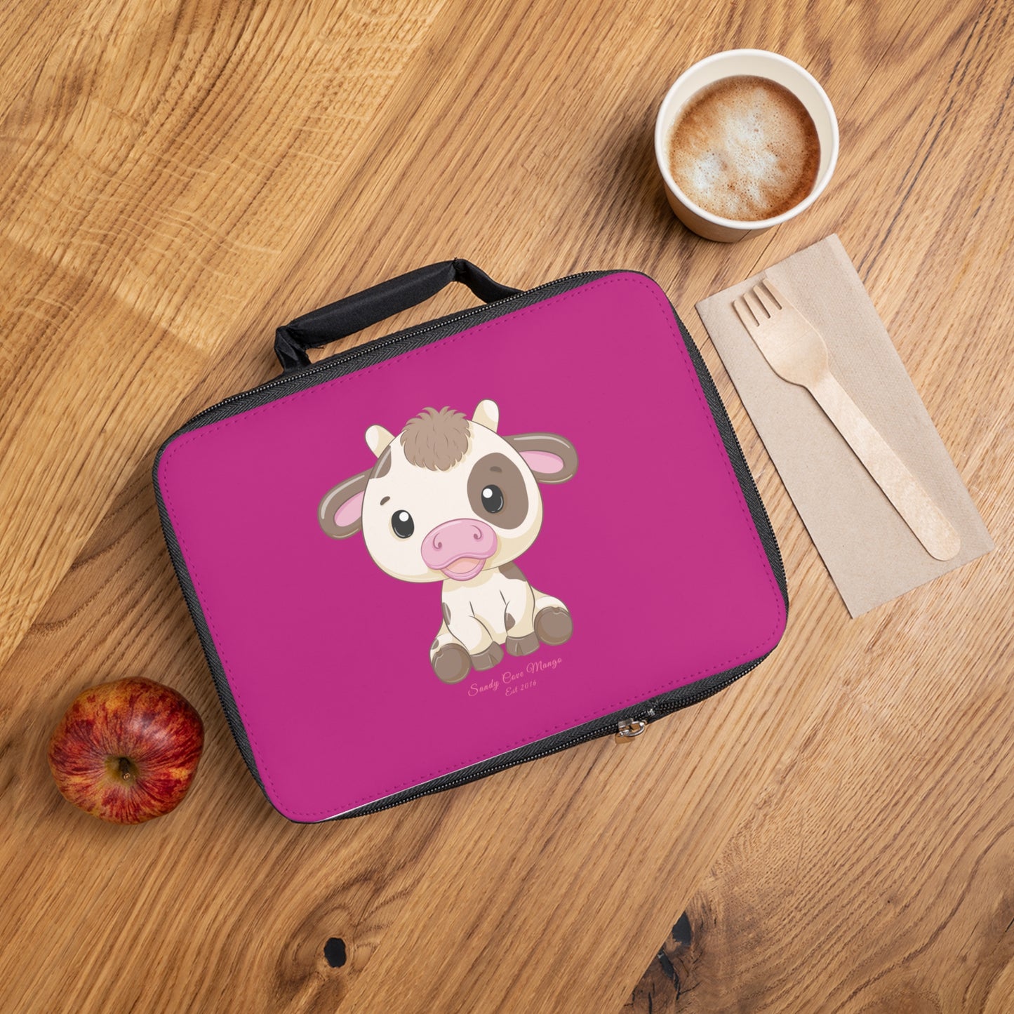 Sandy Cove Mango Cute Cow Lunch Bag