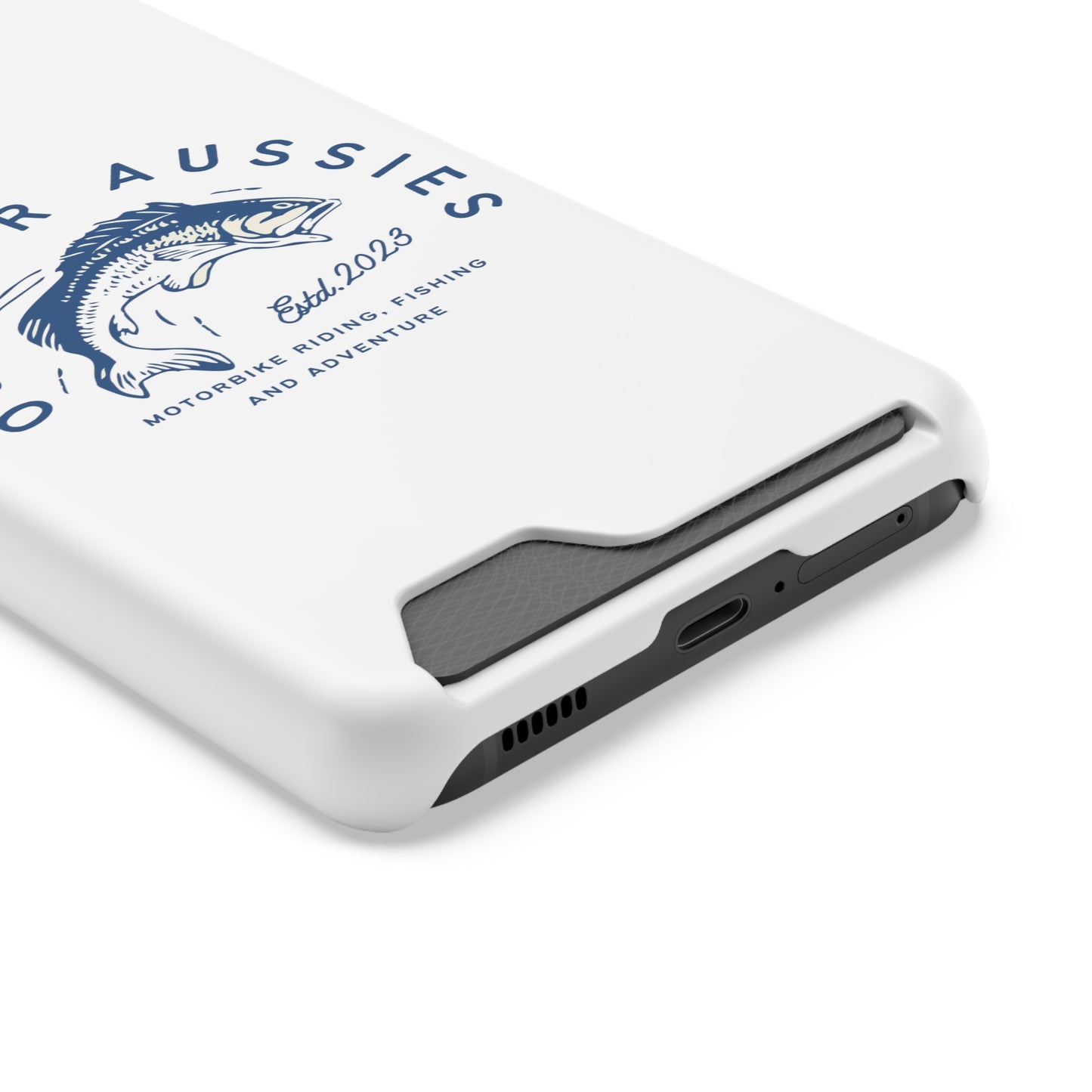Outdoor Aussies Barra Phone Case With Card Holder
