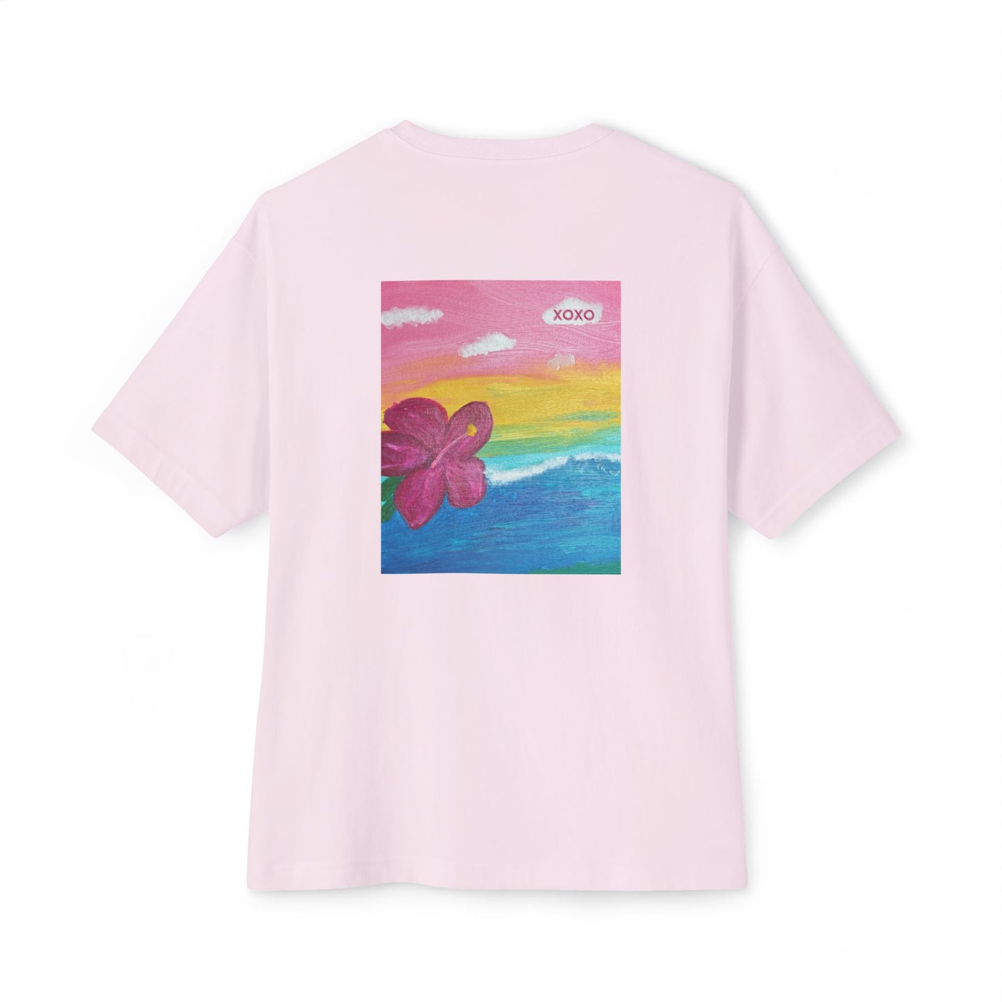 Hibiscus Oversized Boxy Tee