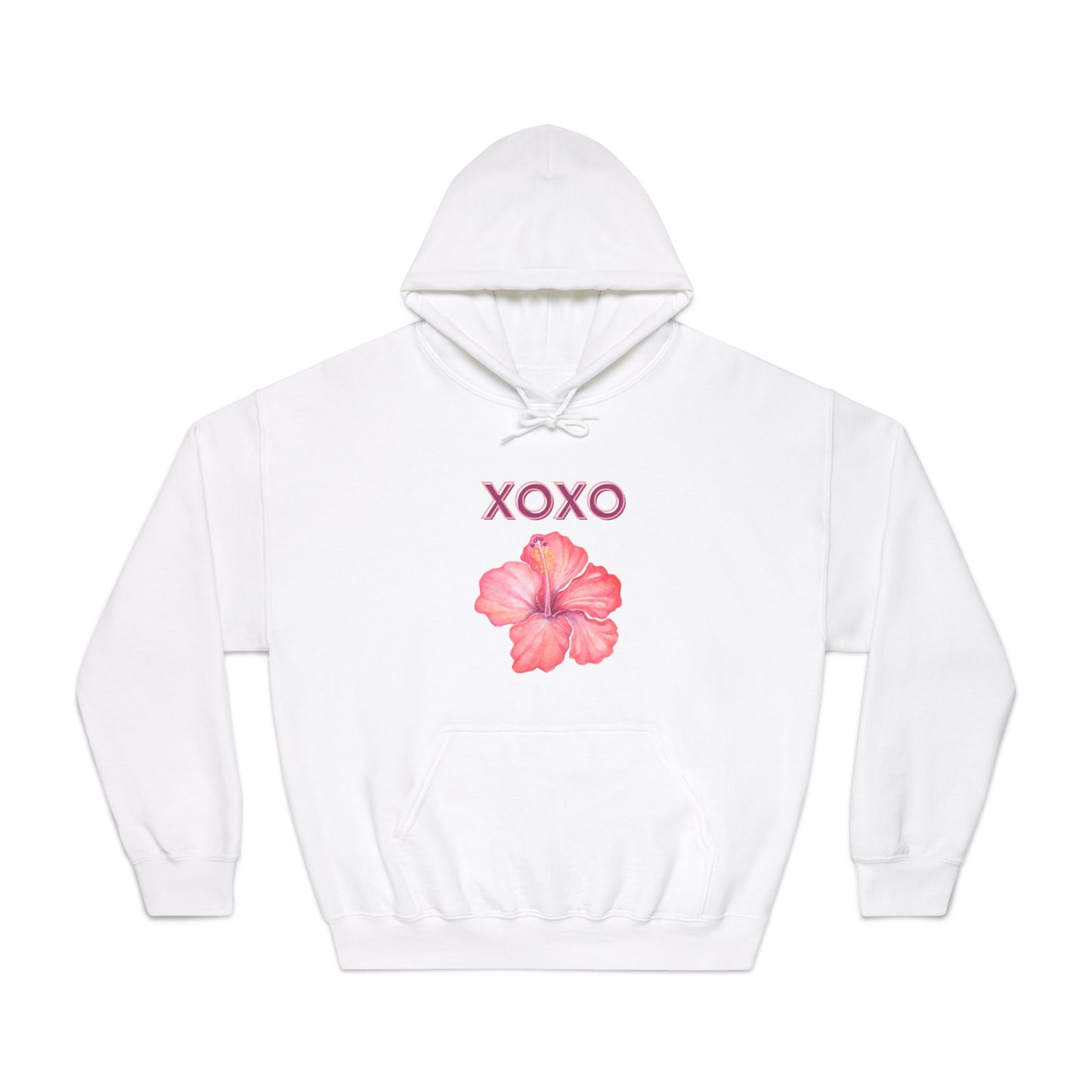 Hibiscus Hooded Sweatshirt