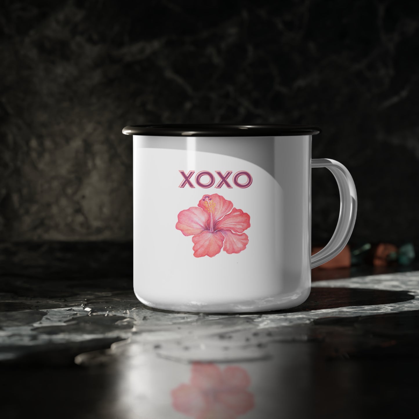 Hibiscus Camping Mug