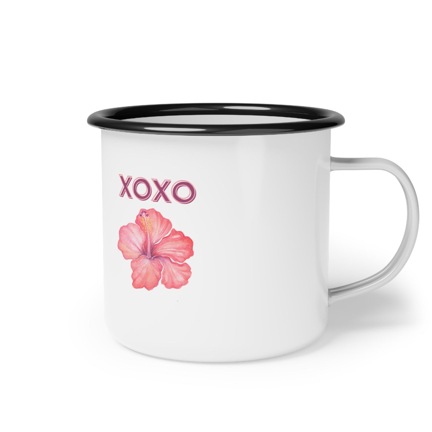 Hibiscus Camping Mug
