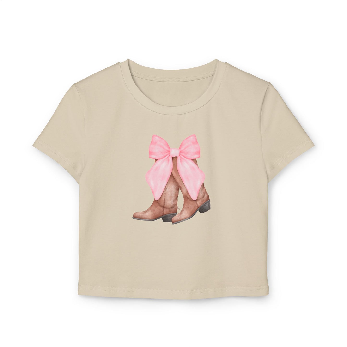 Cowgirl Bows and Boots Women's Baby Tee