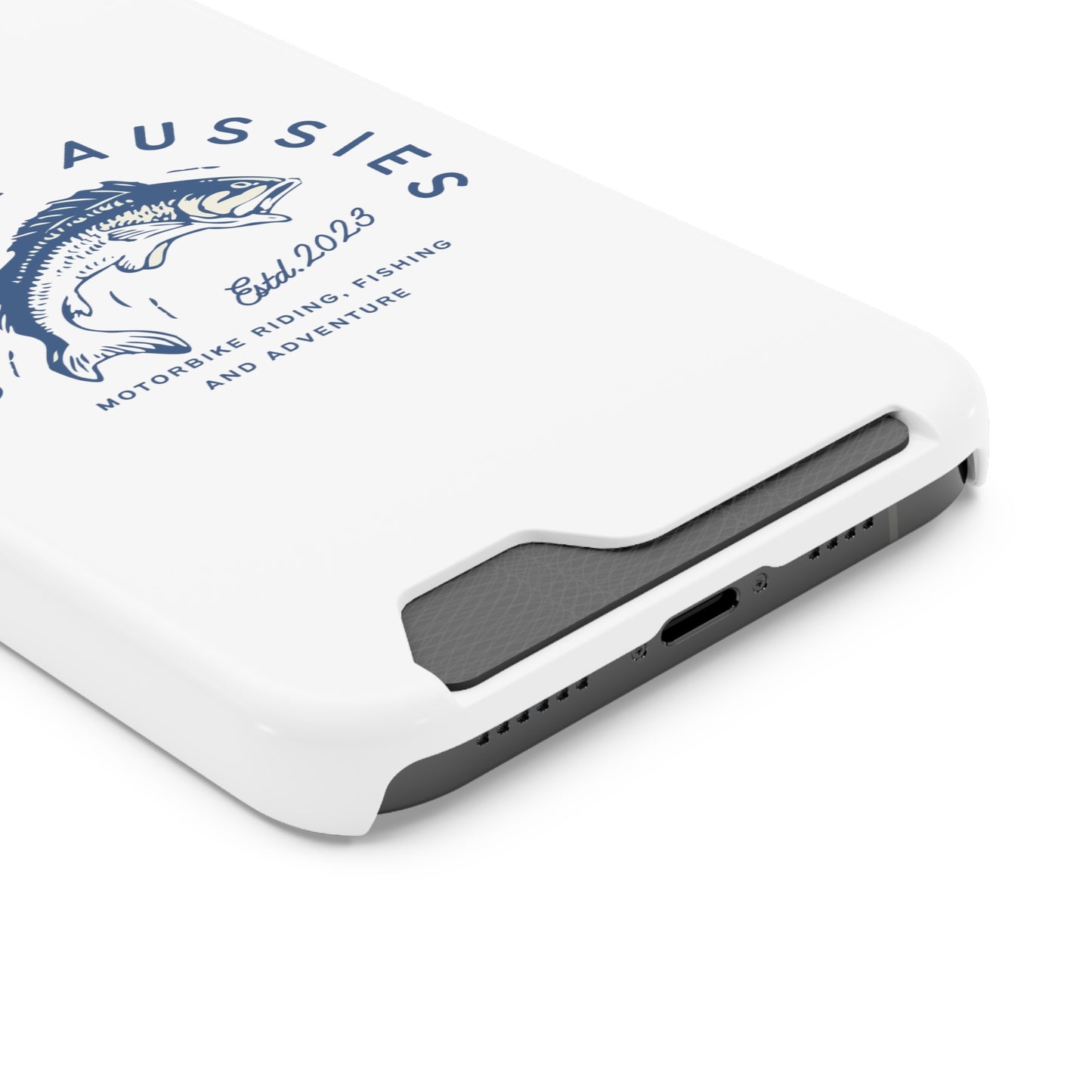 Outdoor Aussies Barra Phone Case With Card Holder