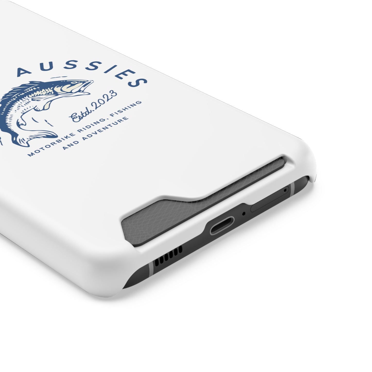 Outdoor Aussies Barra Phone Case With Card Holder