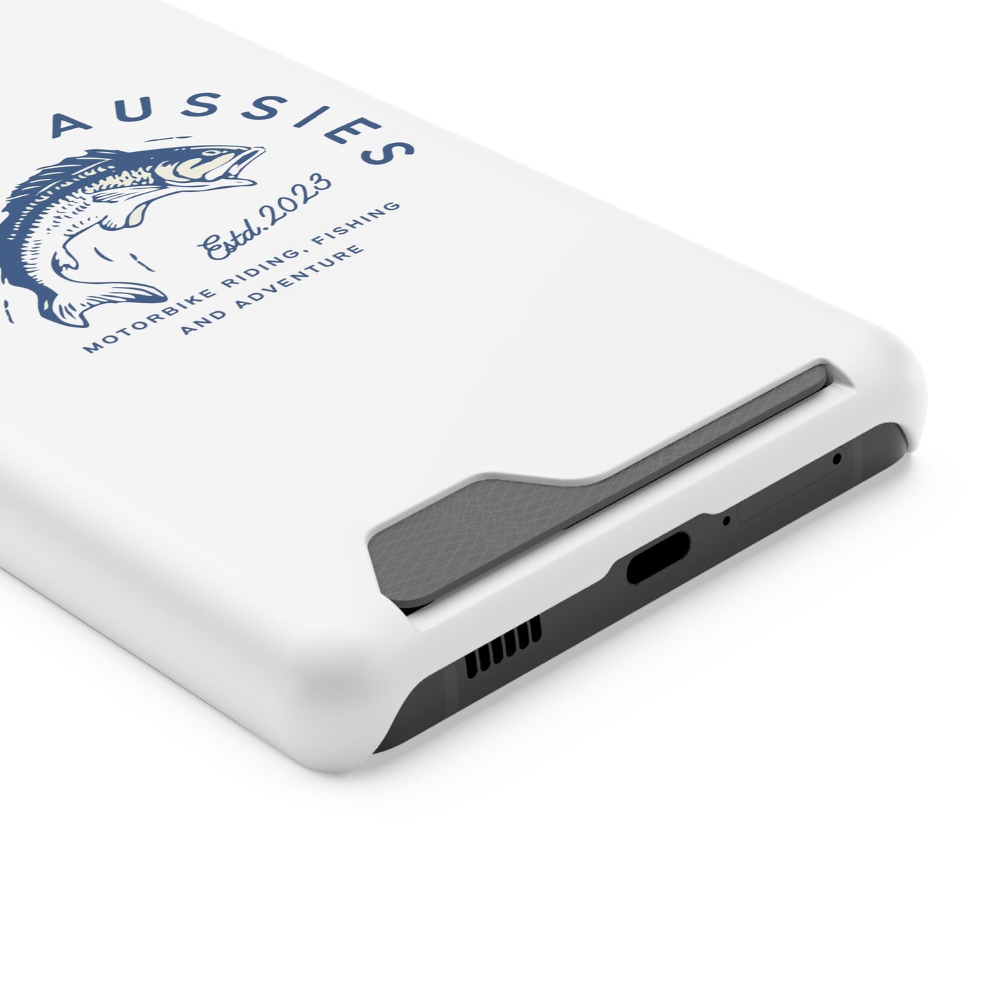 Outdoor Aussies Barra Phone Case With Card Holder