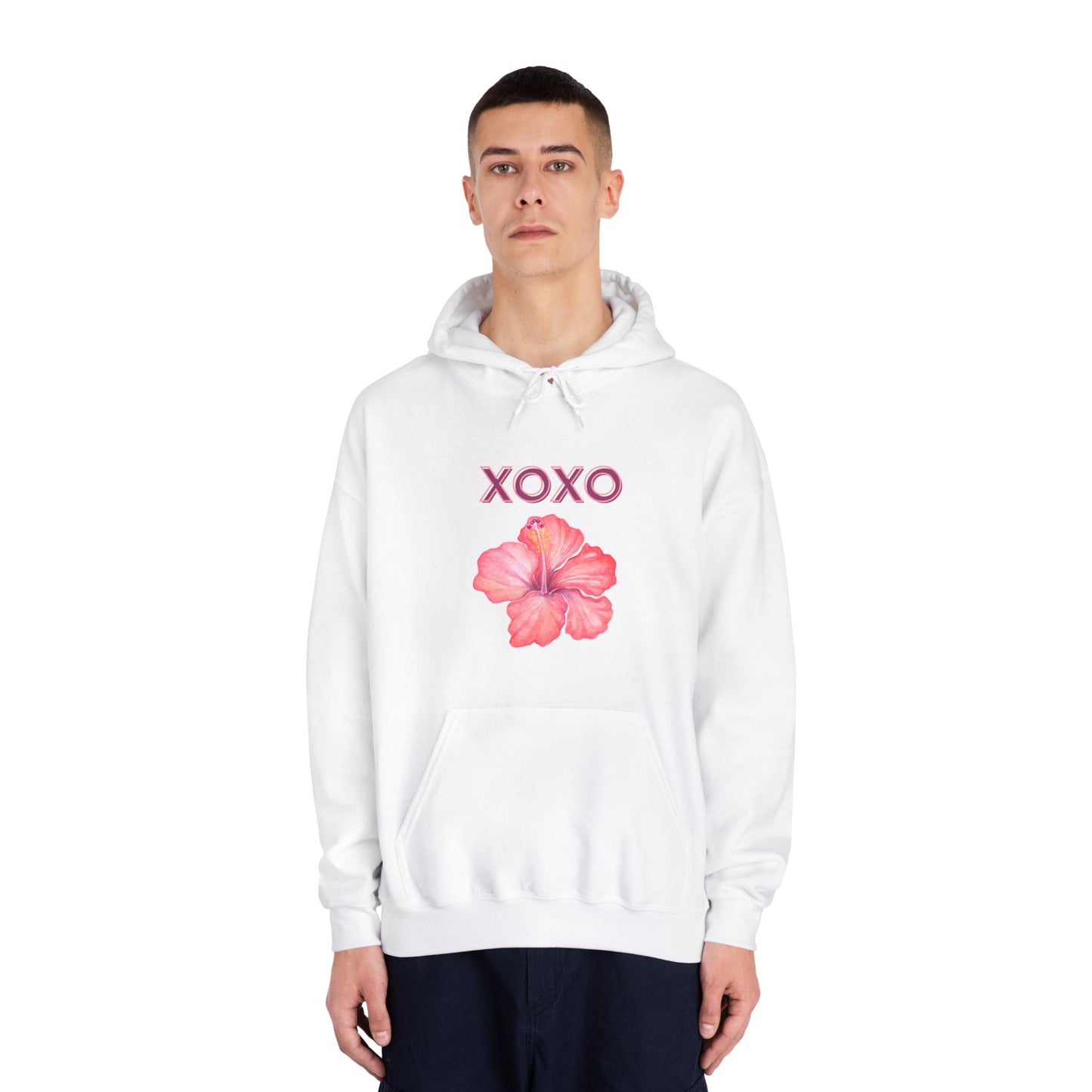 Hibiscus Hooded Sweatshirt