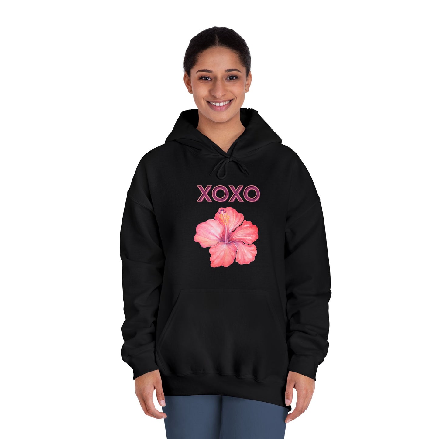 Hibiscus Hooded Sweatshirt