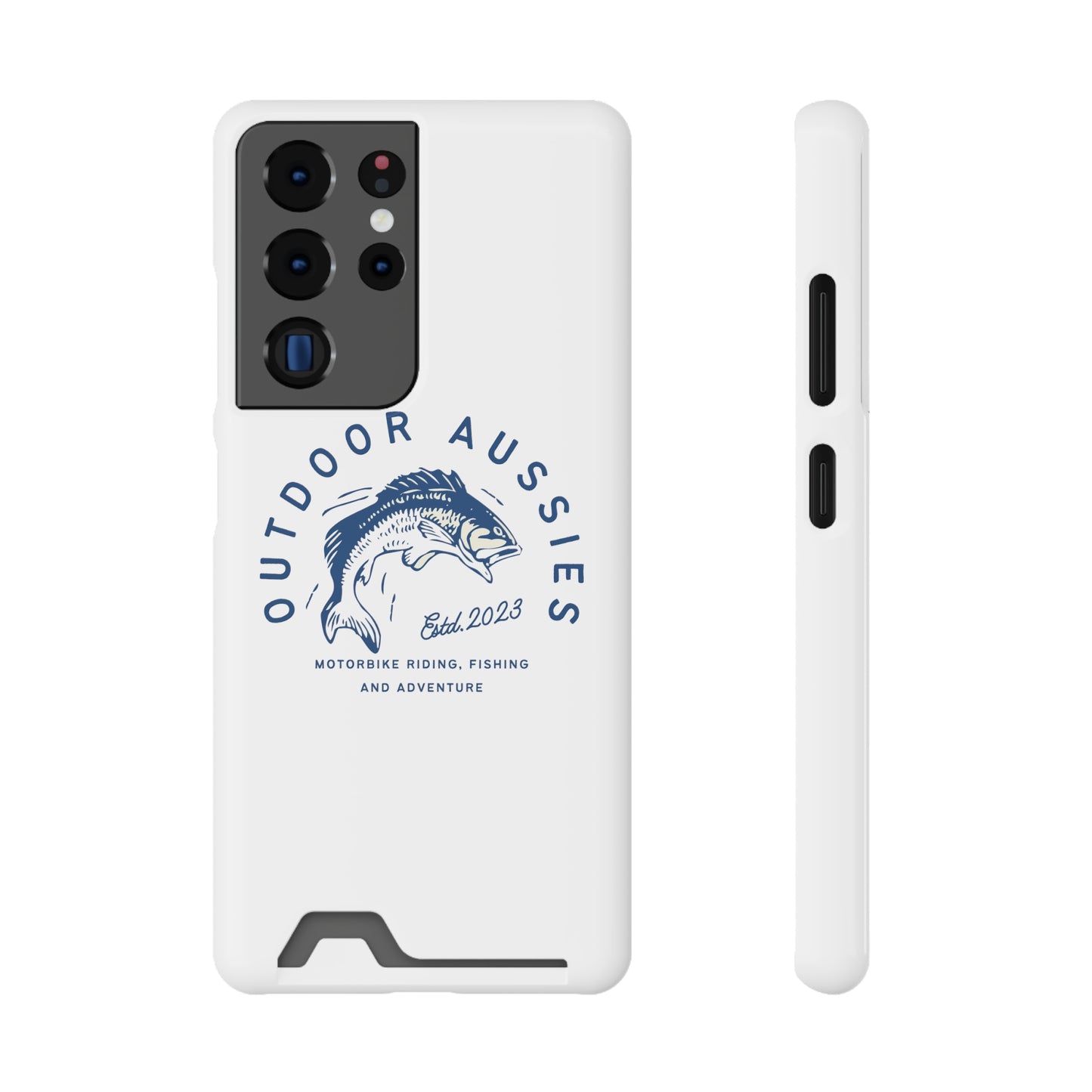 Outdoor Aussies Barra Phone Case With Card Holder