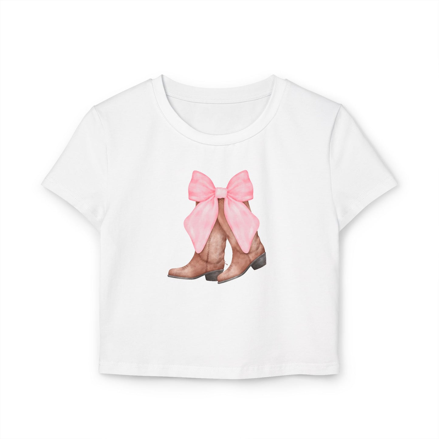 Cowgirl Bows and Boots Women's Baby Tee