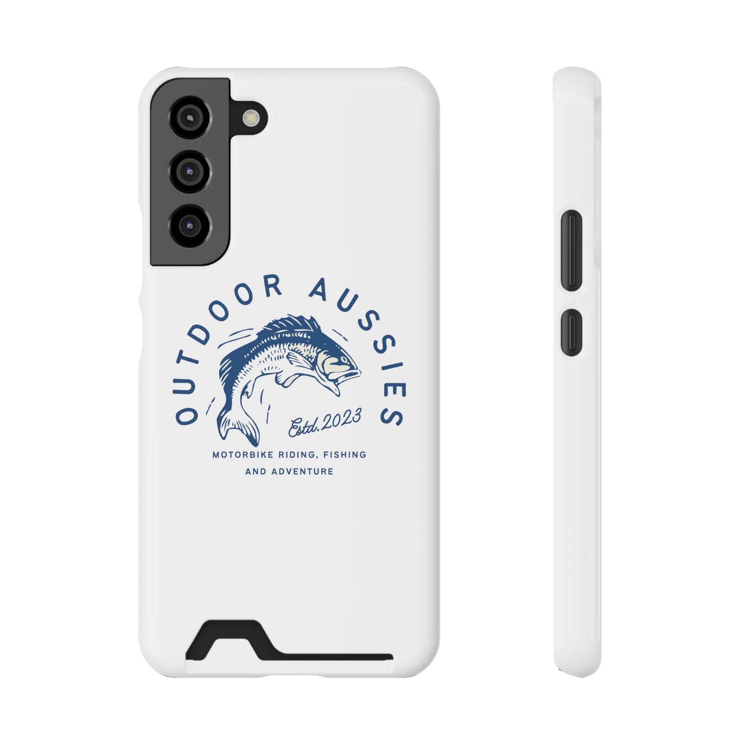 Outdoor Aussies Barra Phone Case With Card Holder