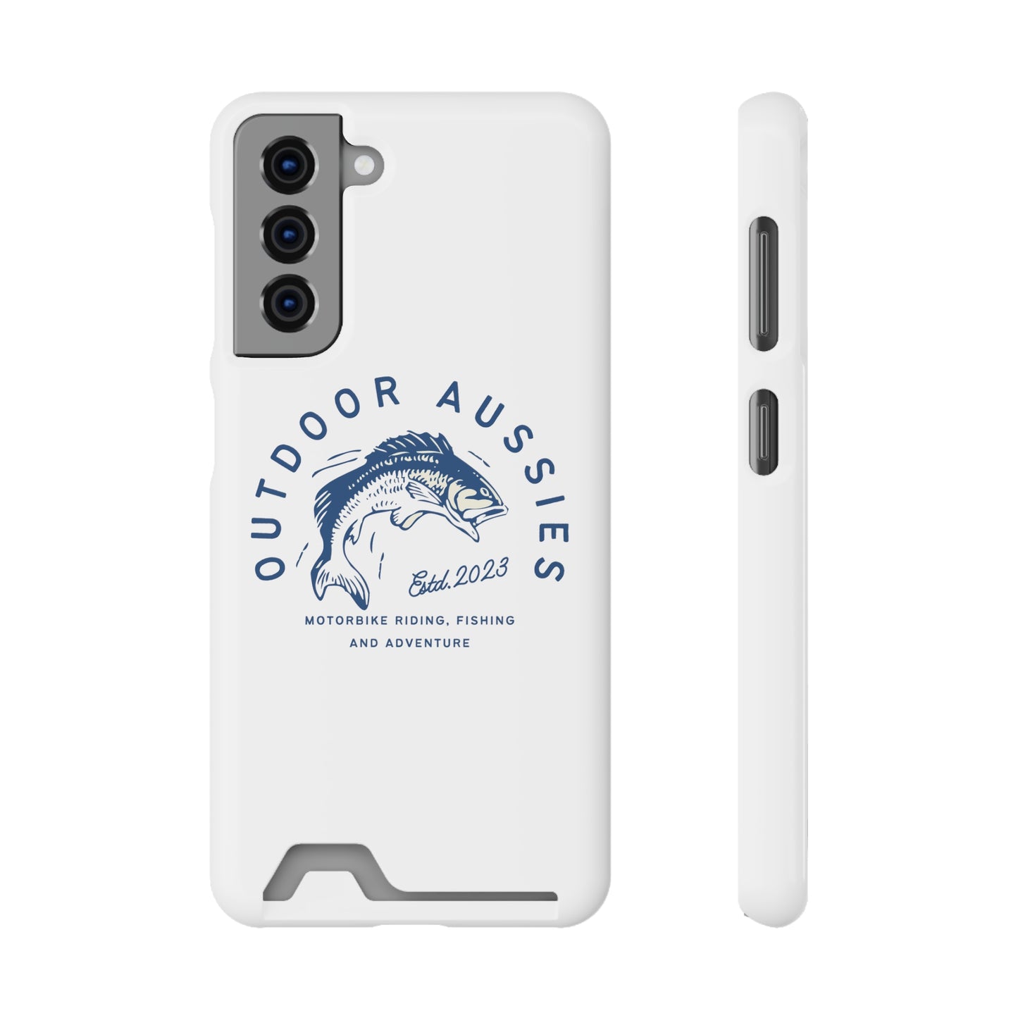 Outdoor Aussies Barra Phone Case With Card Holder