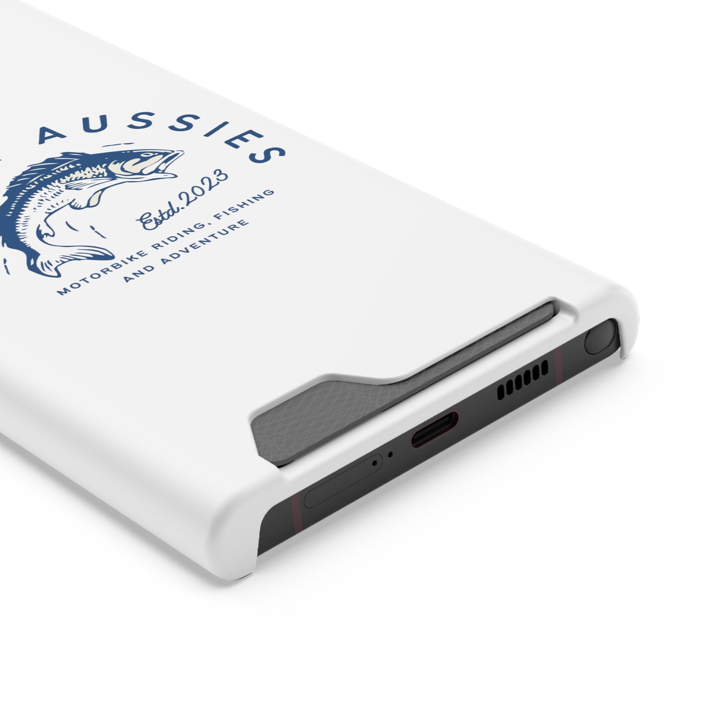 Outdoor Aussies Barra Phone Case With Card Holder