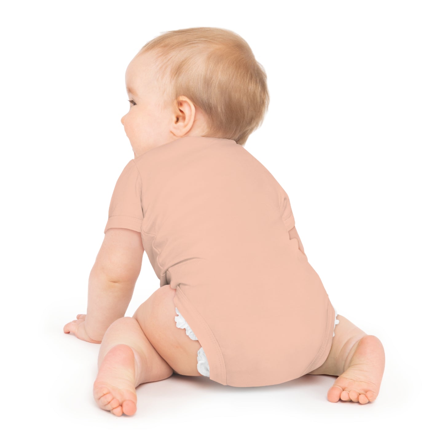 Sandy Cove Mango Cute Cow Baby Short Sleeve Bodysuit