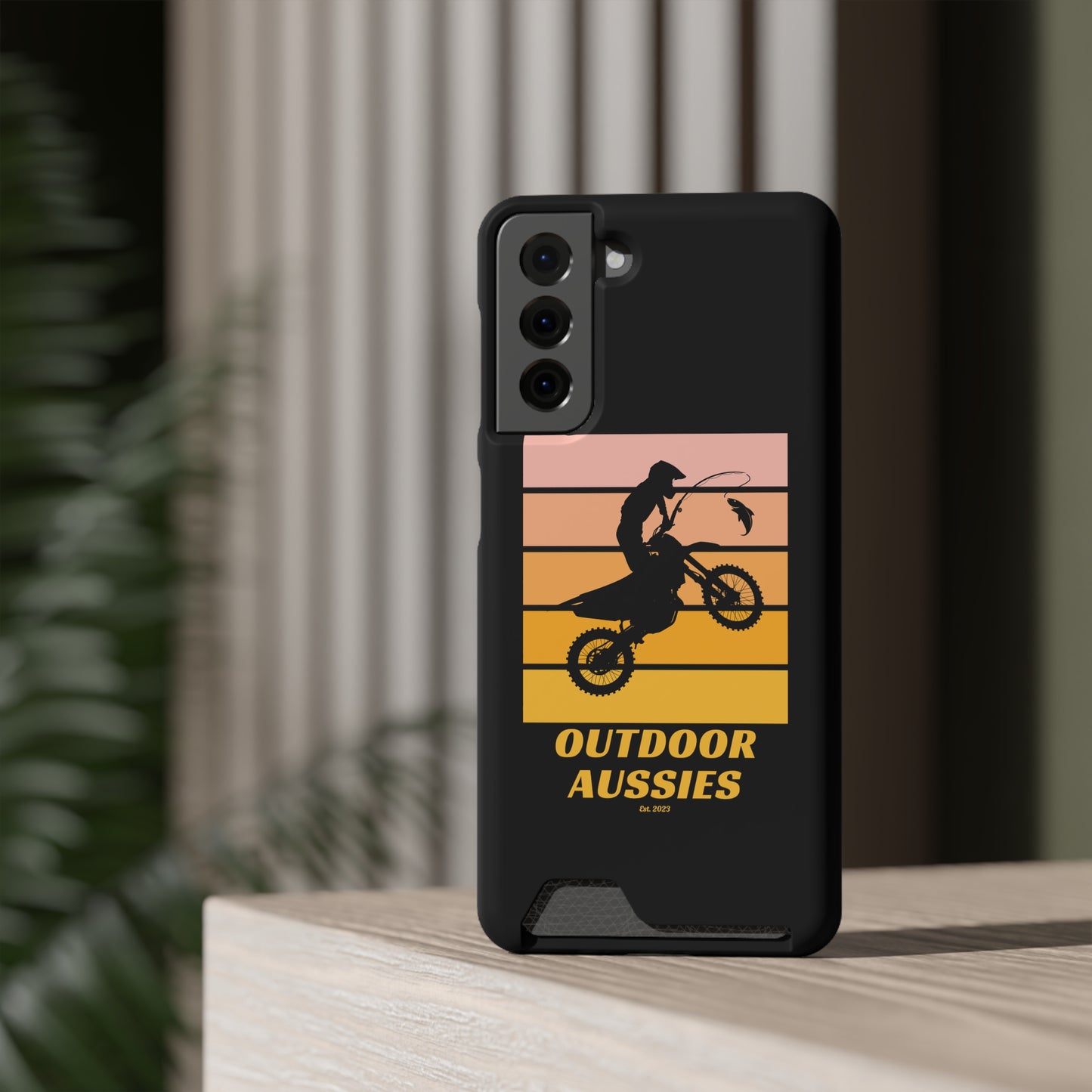 Outdoor Aussies Phone Case With Card Holder