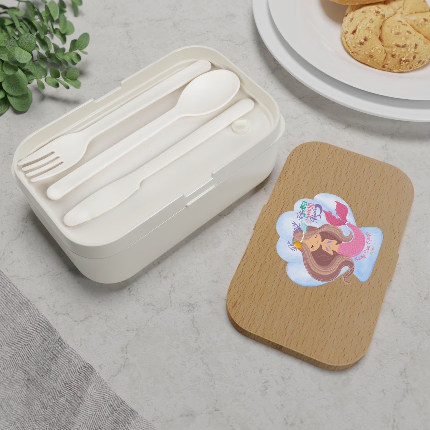 Sandy Cove Mango Salty Air Mermaid Bento Lunch Box