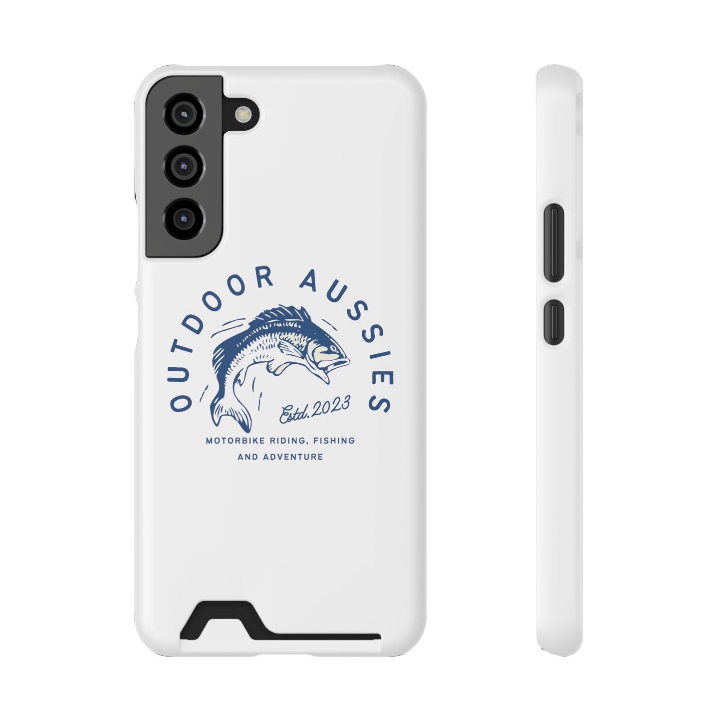 Outdoor Aussies Barra Phone Case With Card Holder