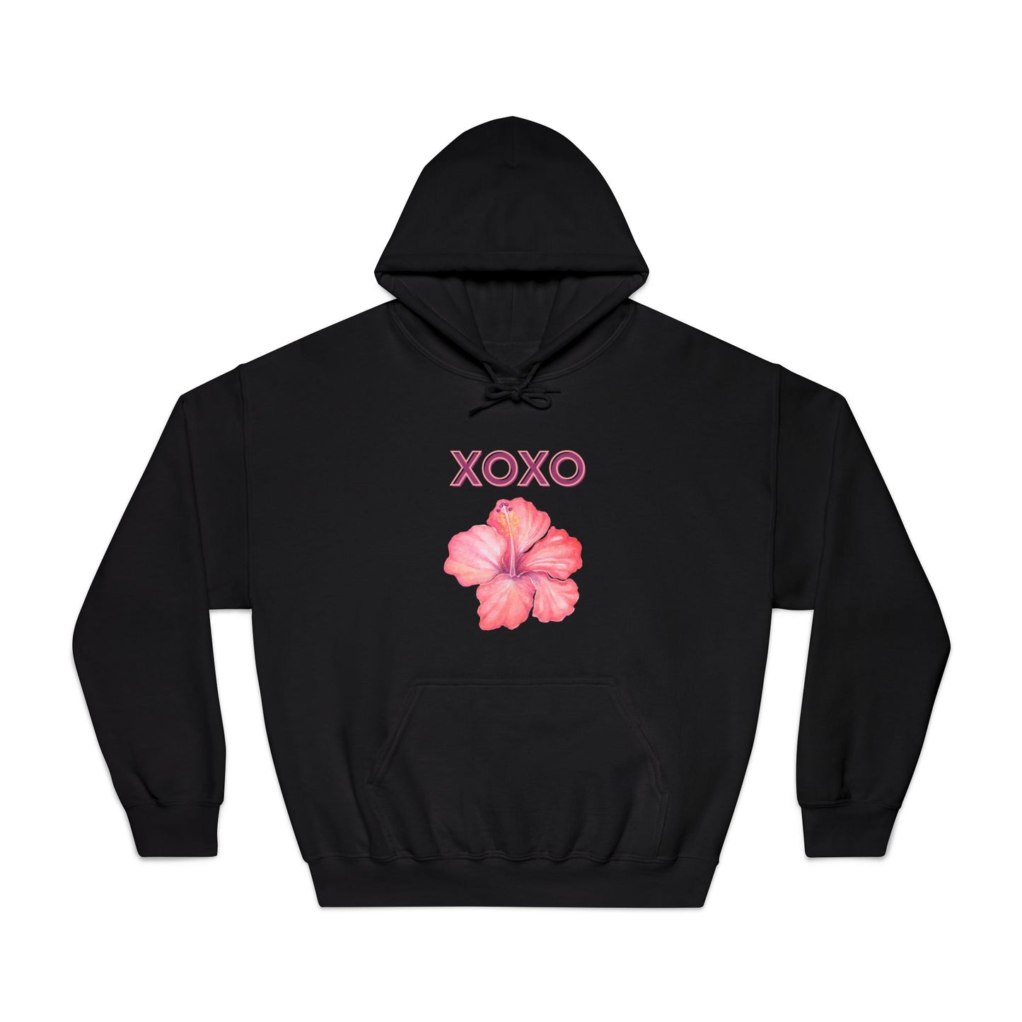 Hibiscus Hooded Sweatshirt