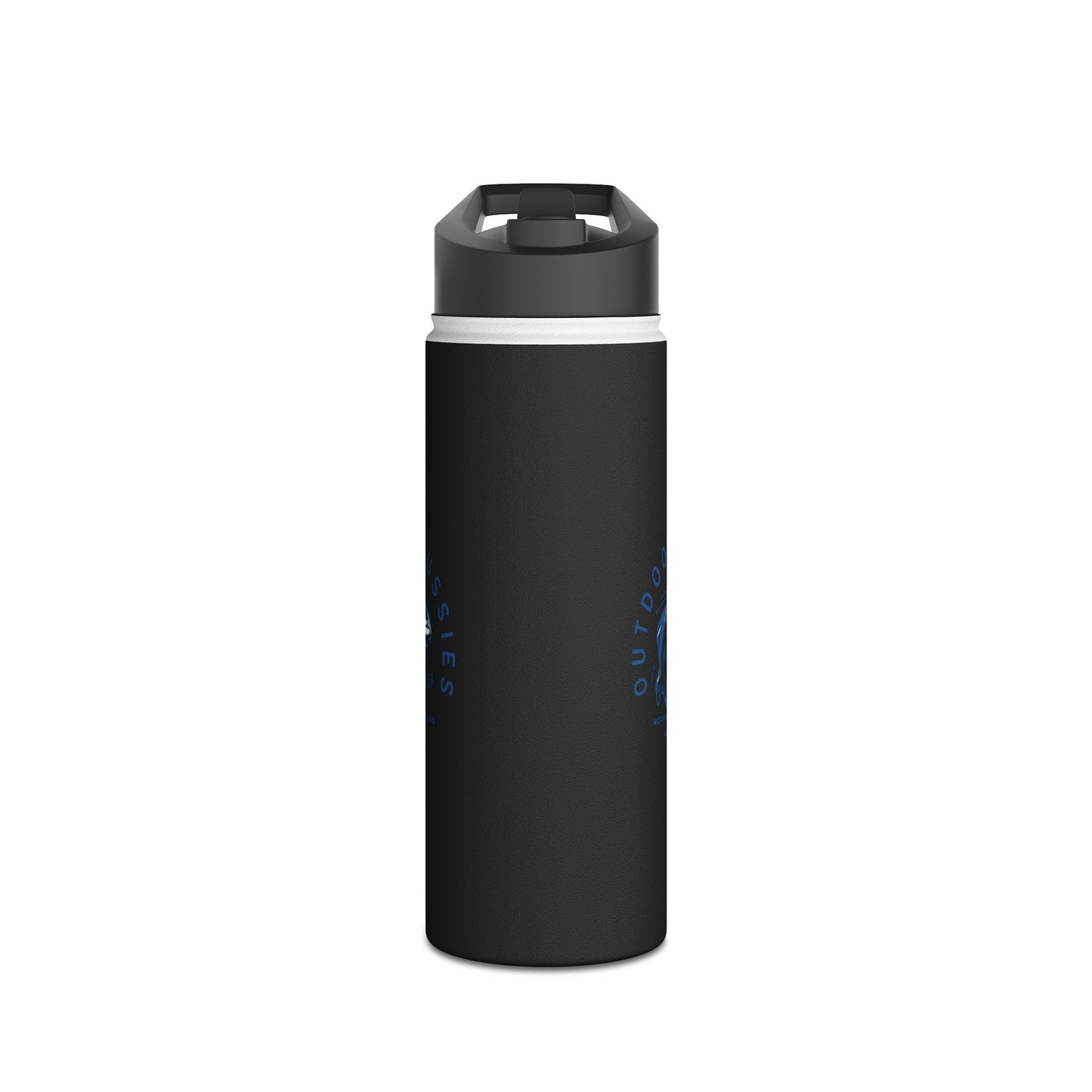 Outdoor Aussies Barra Stainless Steel Water Bottle, Standard Lid