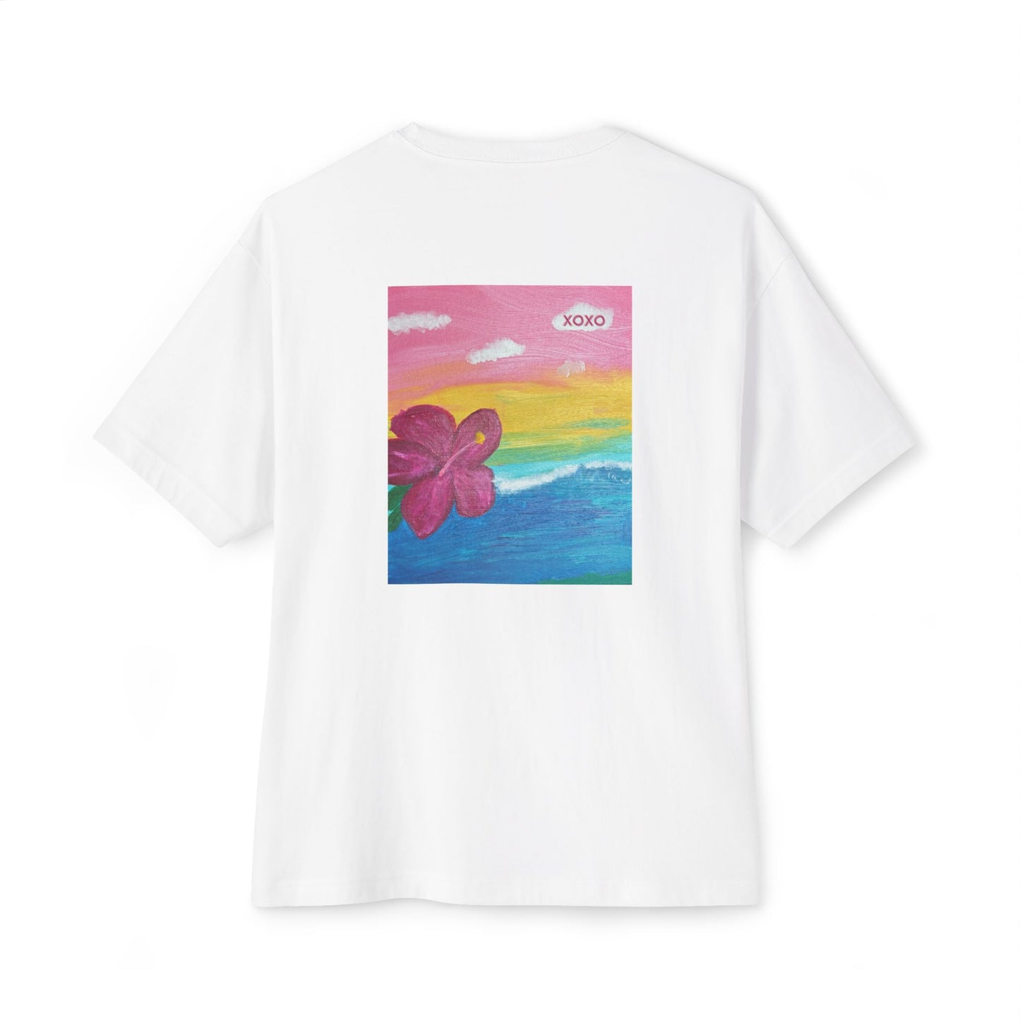 Hibiscus Oversized Boxy Tee