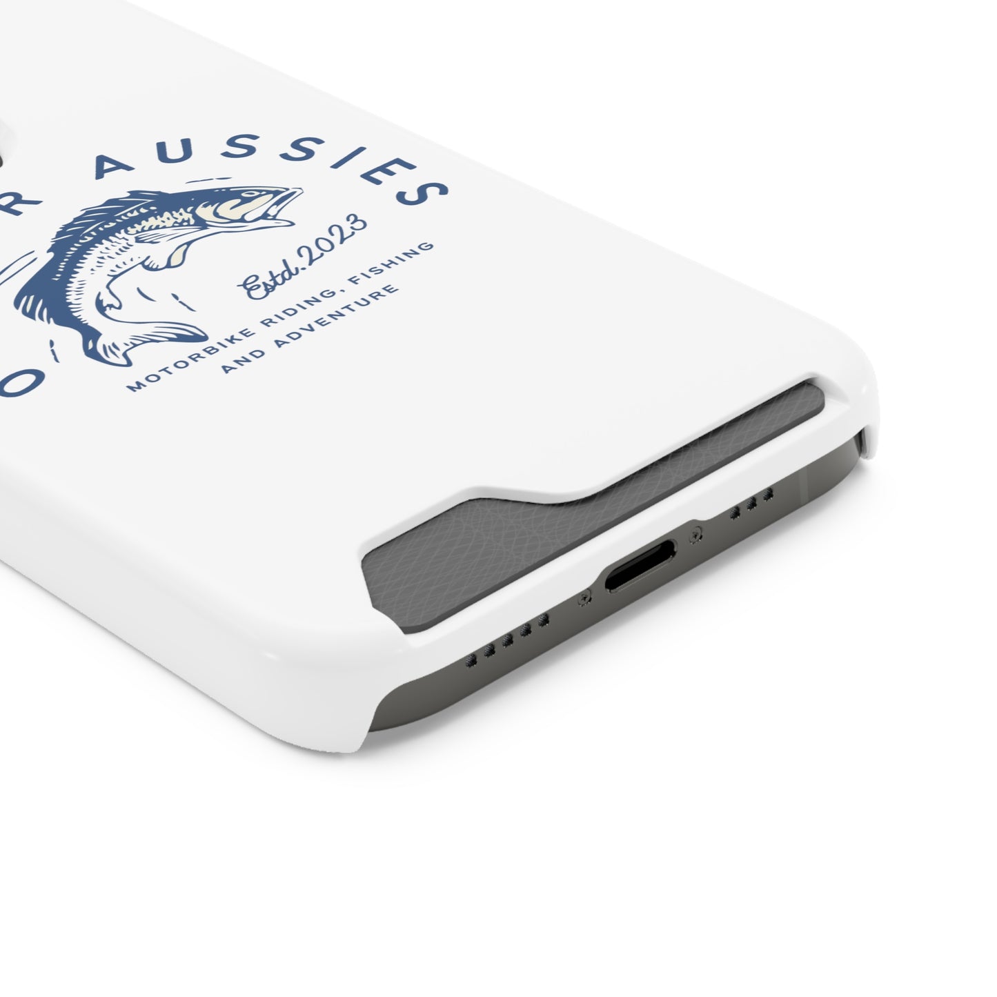 Outdoor Aussies Barra Phone Case With Card Holder