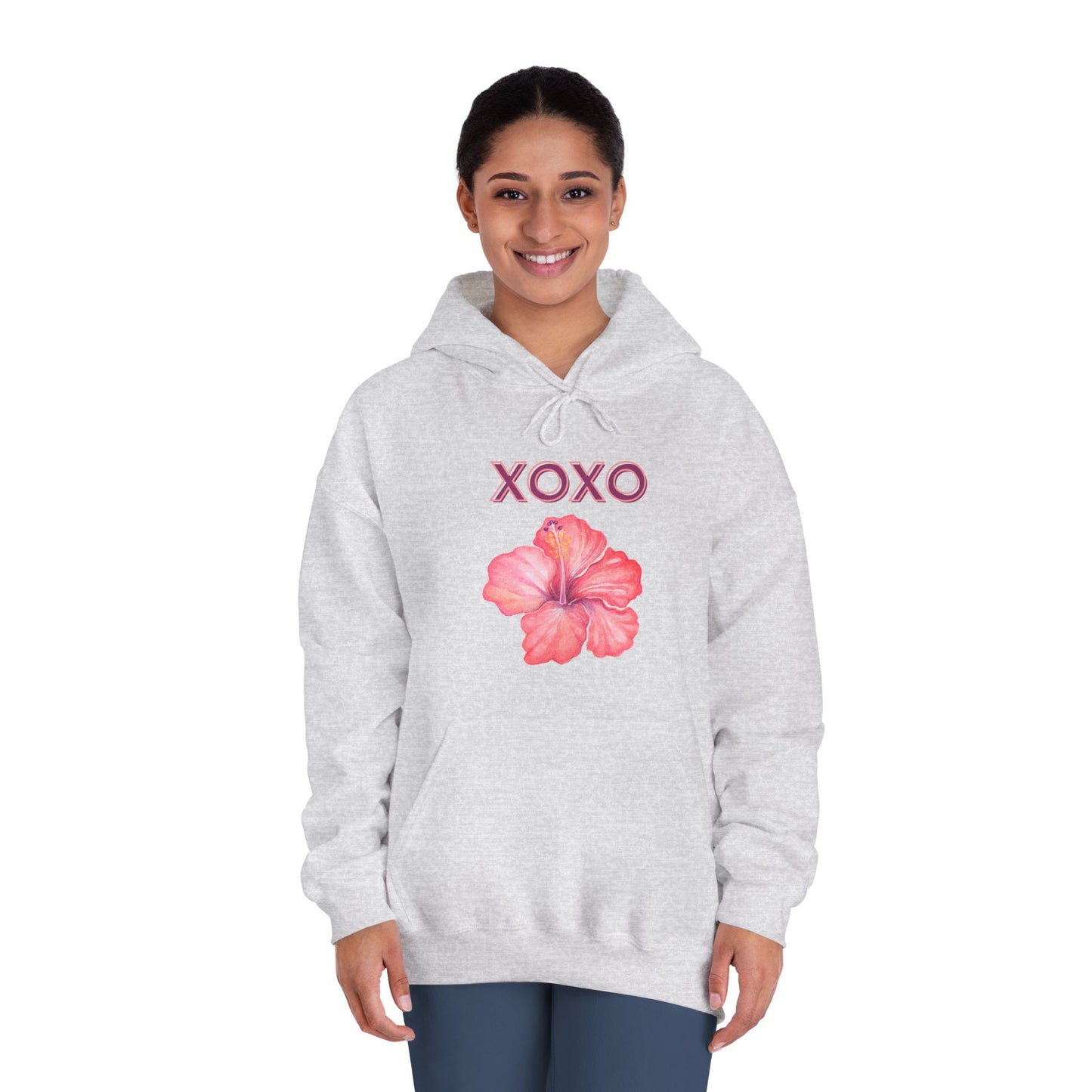 Hibiscus Hooded Sweatshirt