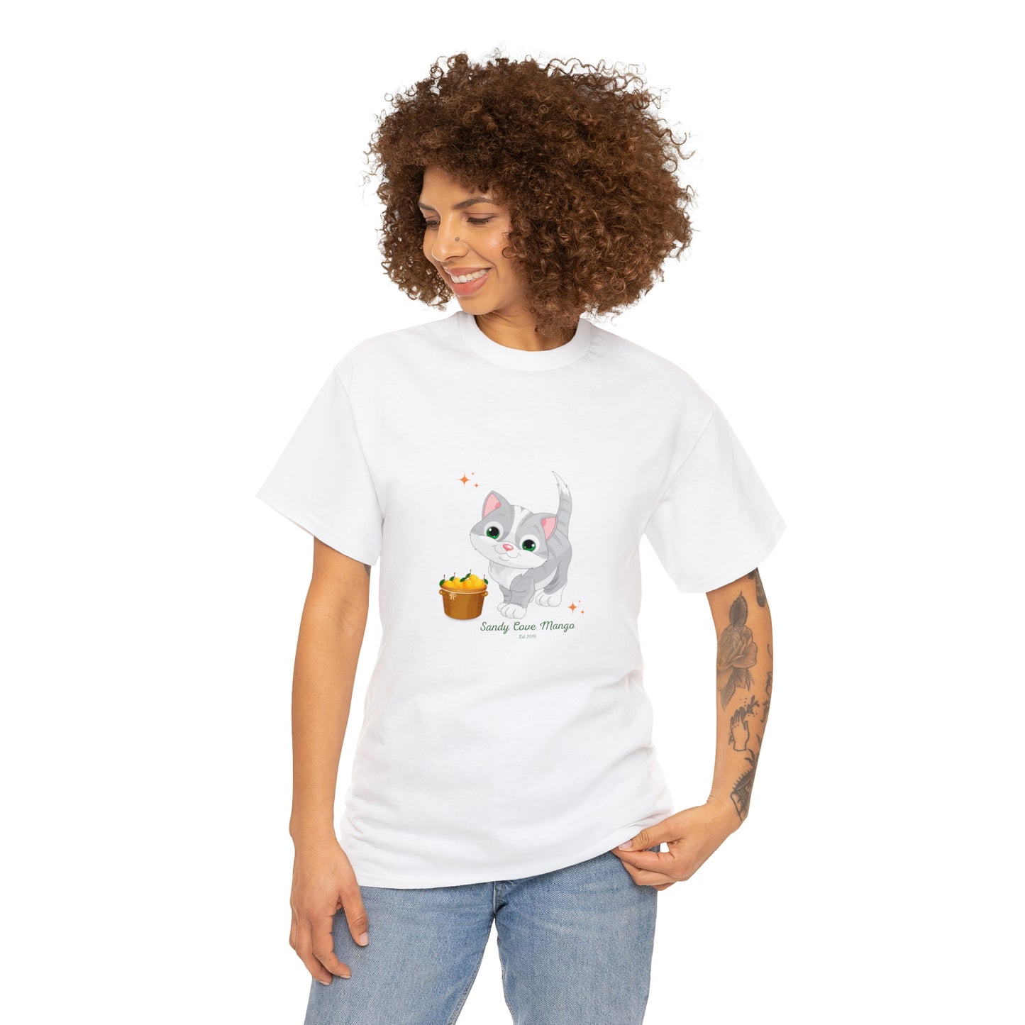 Sandy Cove's Delicious Mangoes Puppy Women's Cotton Tee