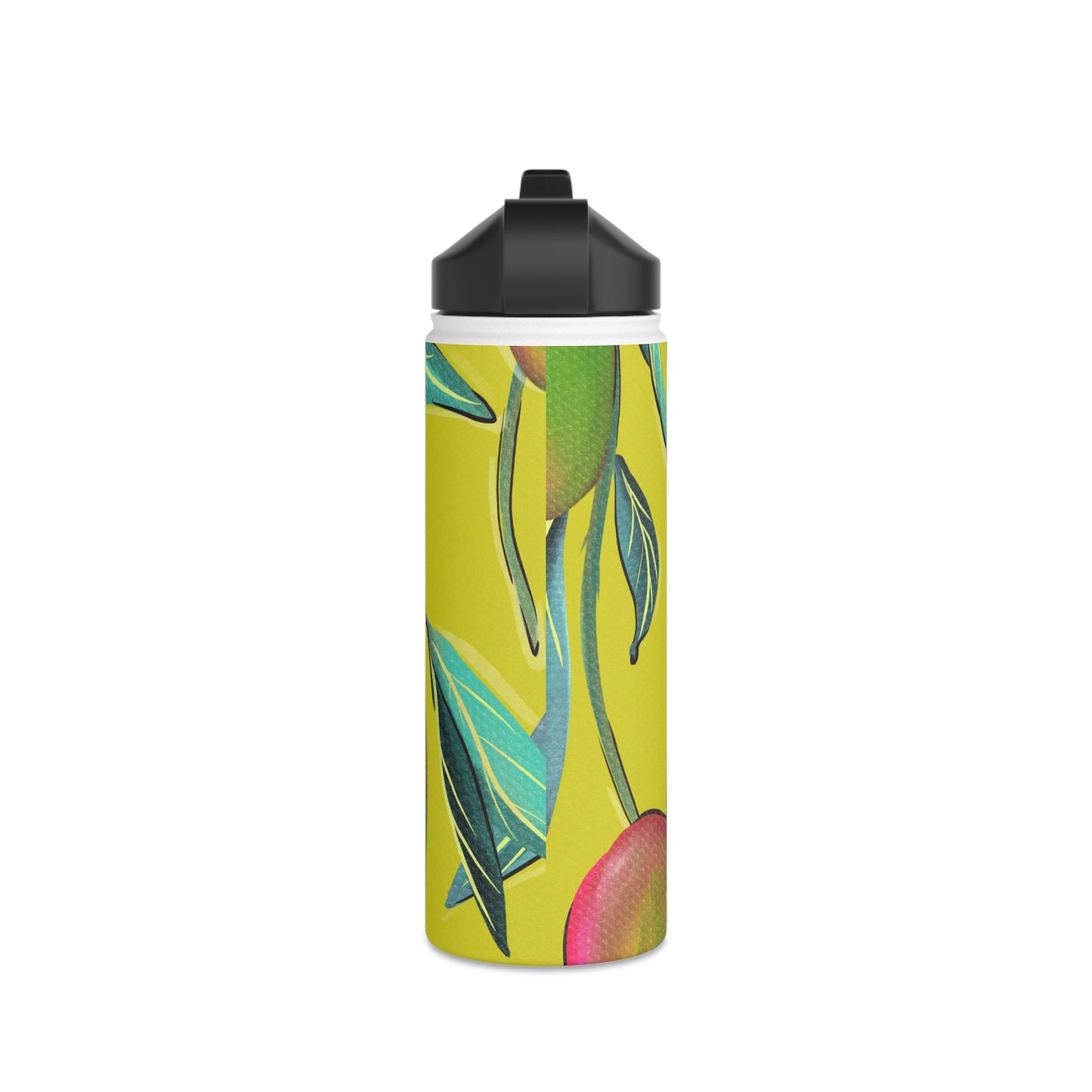 Sandy Cove Mango Stainless Steel Water Bottle, Standard Lid