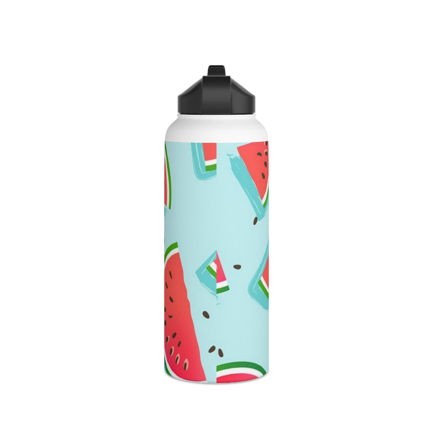 SCMP Watermelon Stainless Steel Water Bottle, Standard Lid