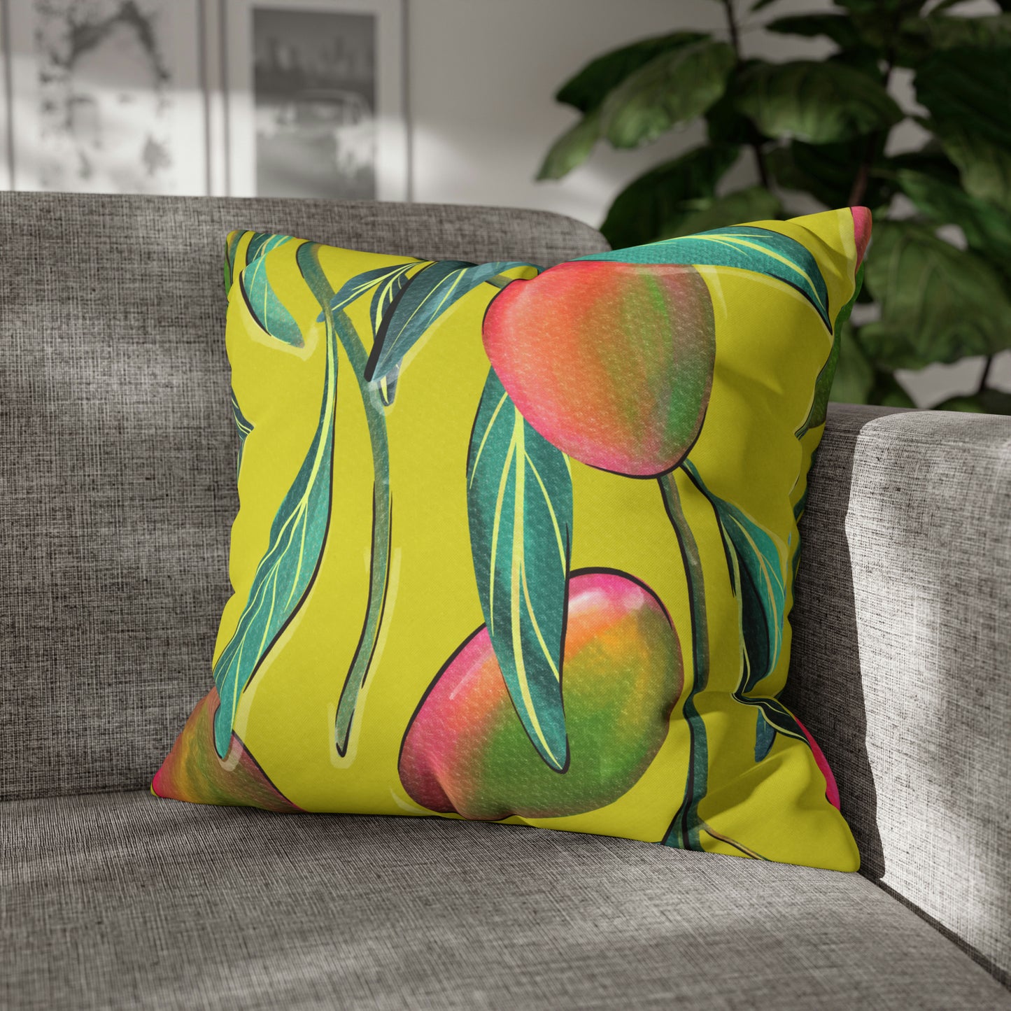 Sandy Cove Mango Spun Polyester Pillowcase