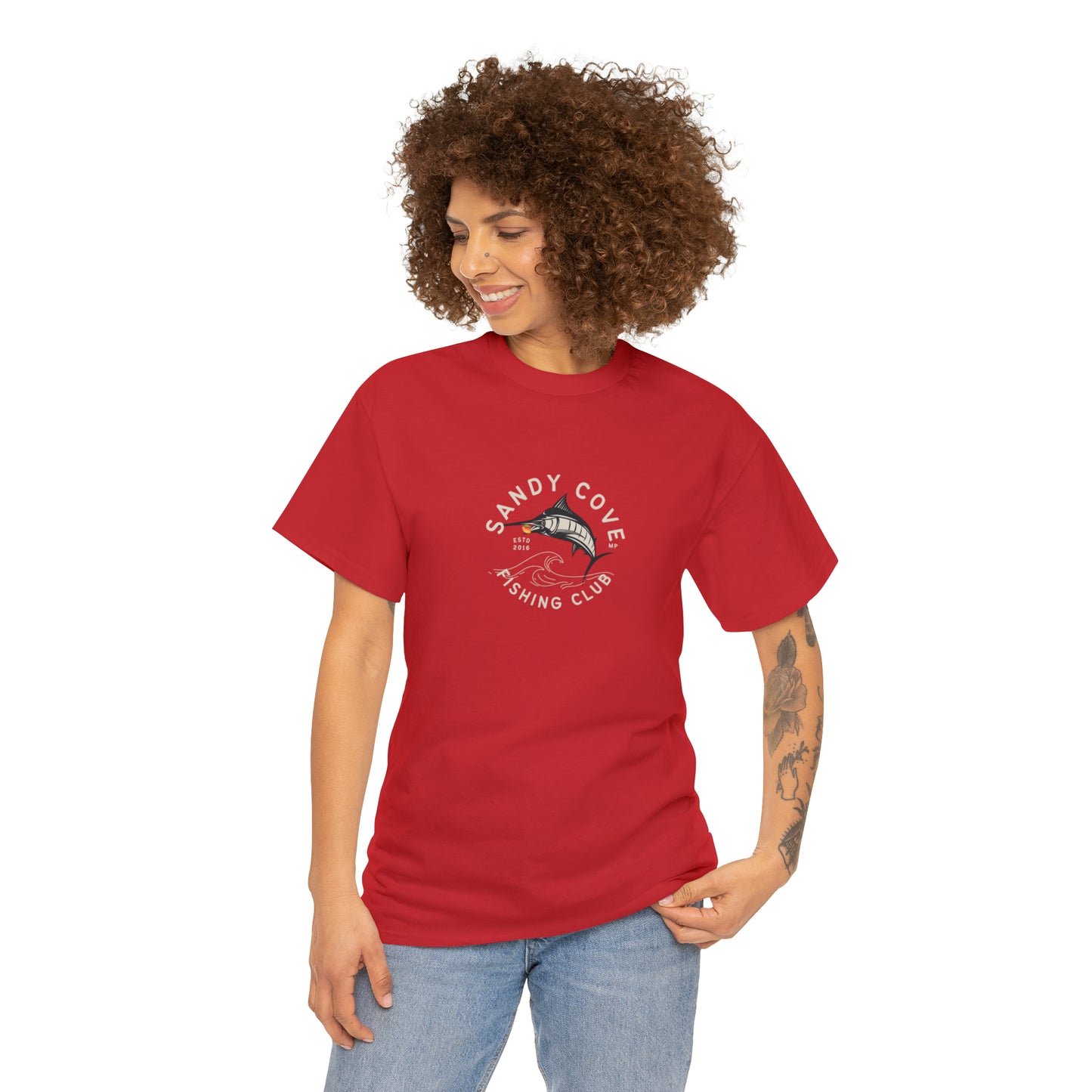 Sandy Cove Mango Marlin Fishing Club Cotton Tee