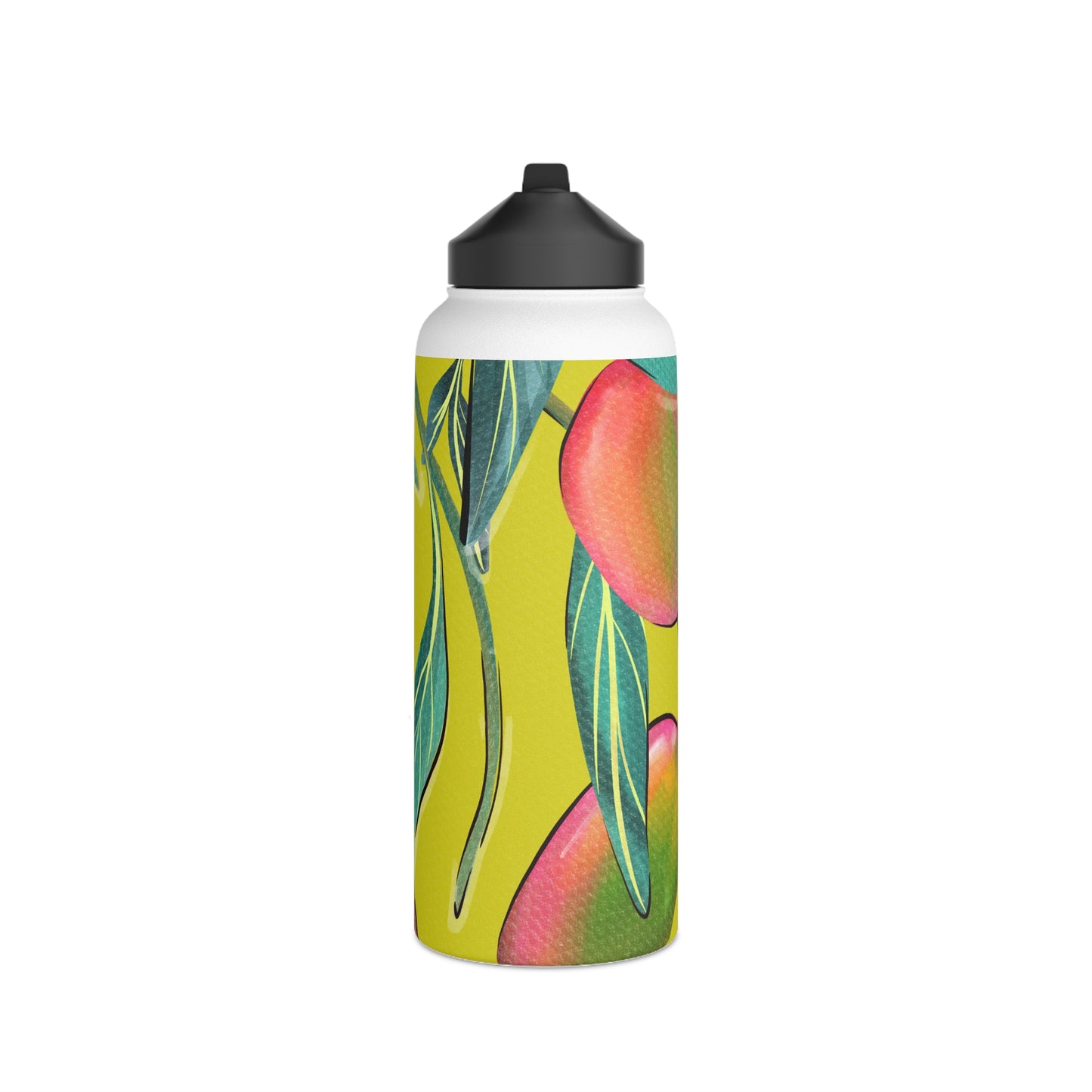 Sandy Cove Mango Stainless Steel Water Bottle, Standard Lid