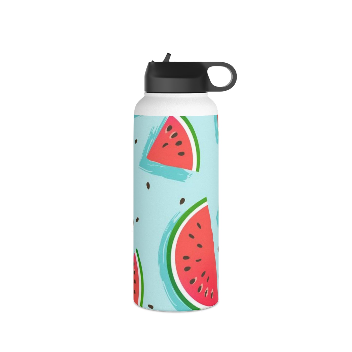 SCMP Watermelon Stainless Steel Water Bottle, Standard Lid