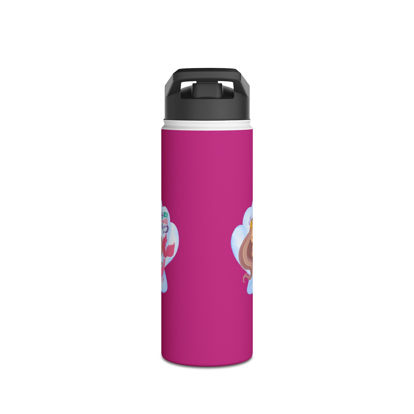 Sandy Cove Mango Salty Air Mermaid Stainless Steel Water Bottle, Standard Lid