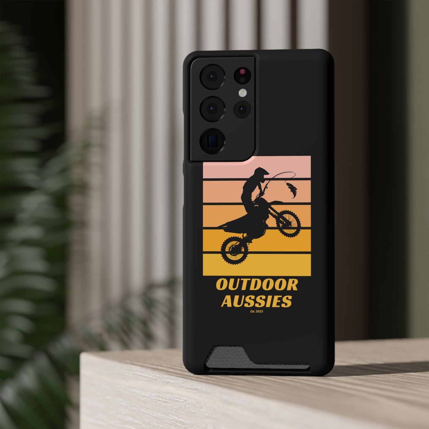 Outdoor Aussies Phone Case With Card Holder