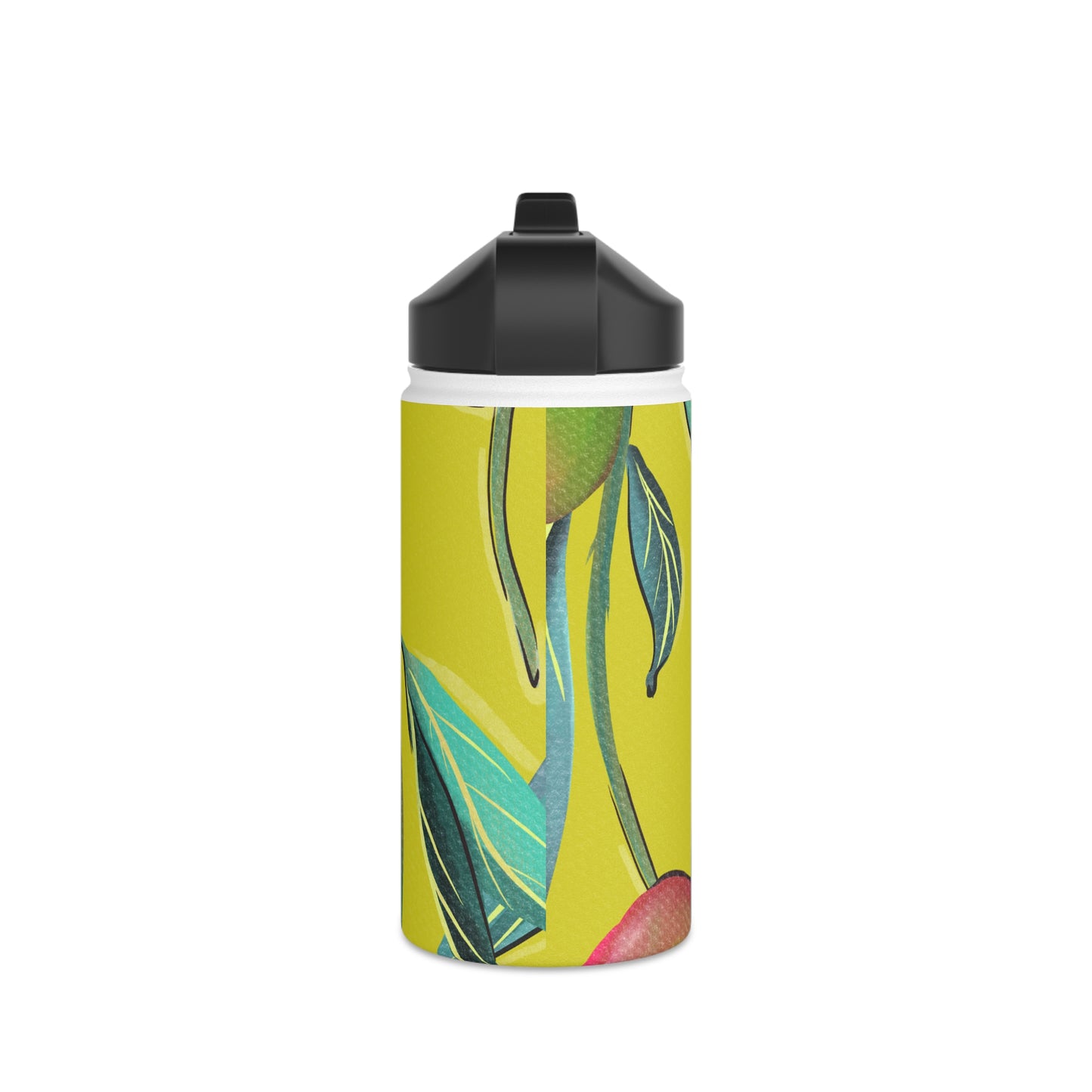 Sandy Cove Mango Stainless Steel Water Bottle, Standard Lid