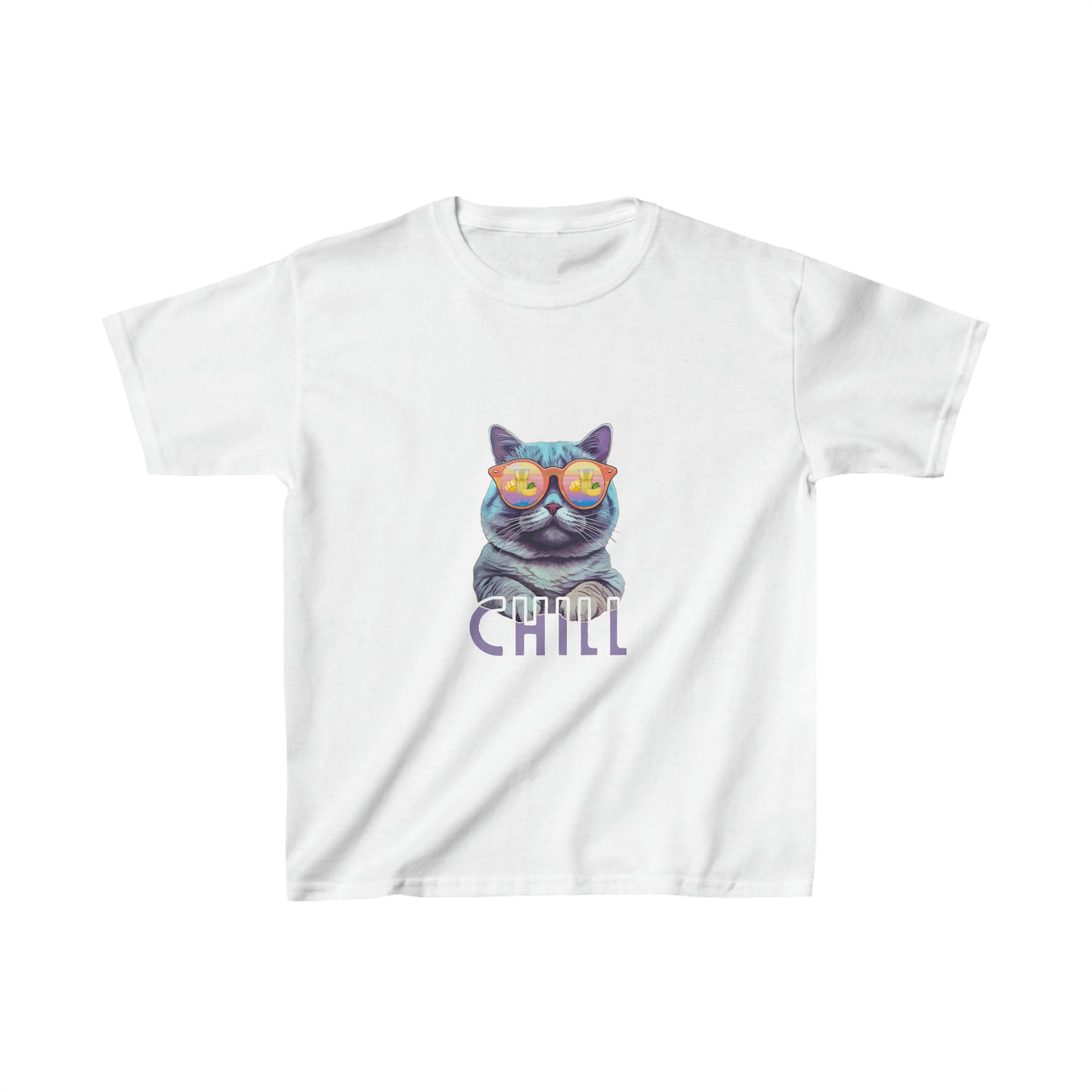 Sandy Cove Mango Cat Chill Kids Cotton™ Tee