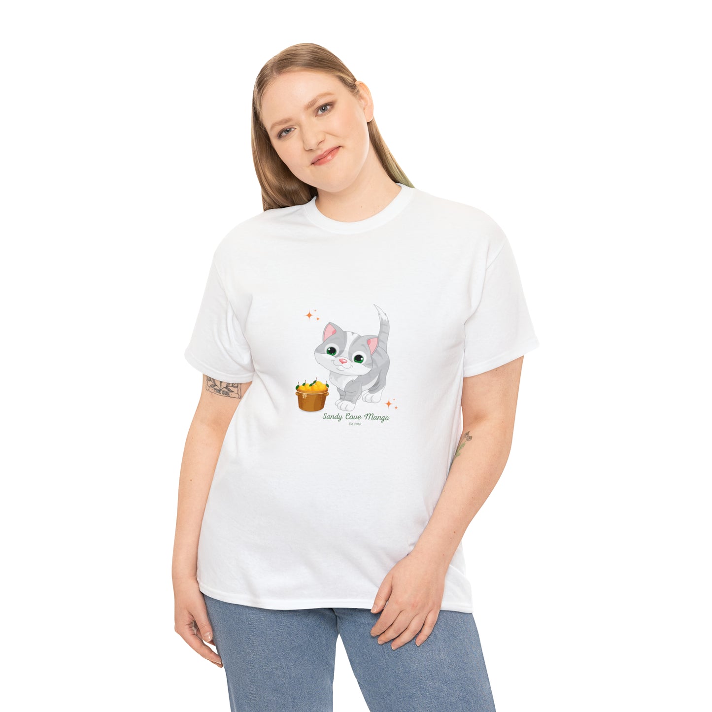 Sandy Cove's Delicious Mangoes Puppy Women's Cotton Tee