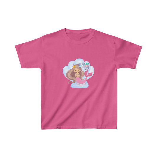 Sandy Cove Mango Salty Air Mermaid Kids Cotton™ Tee