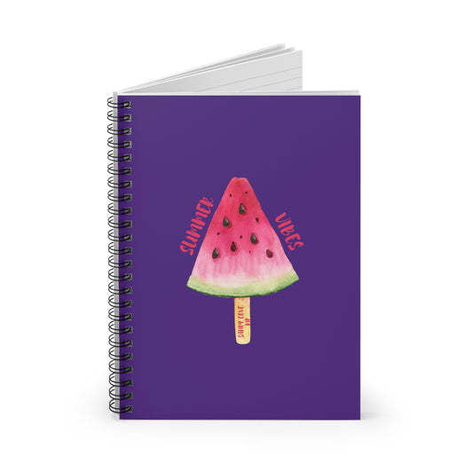 Sandy Cove MP Summer Vibes Spiral Notebook - Ruled Line (Printed in USA)