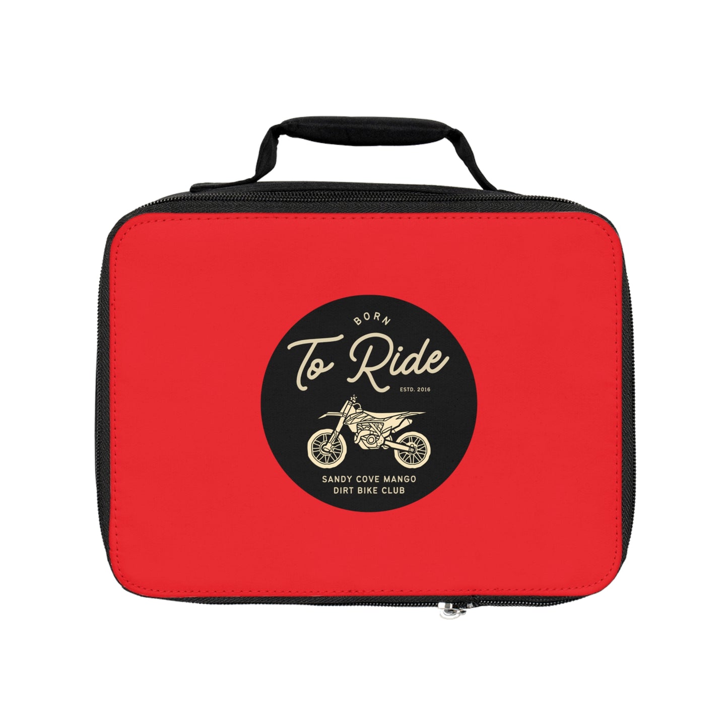 Sandy Cove Mango Born to Ride Dirt Bike Club Lunch Bag