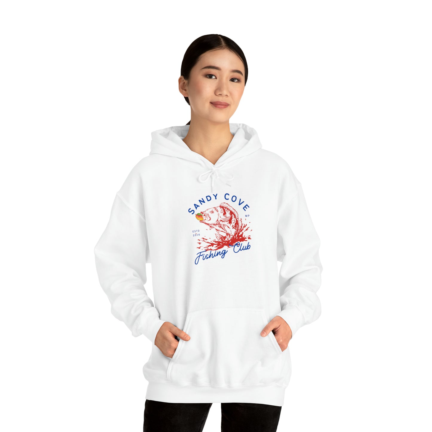 Sandy Cove Mango Fishing Club Unisex Heavy Blend™ Hooded Sweatshirt