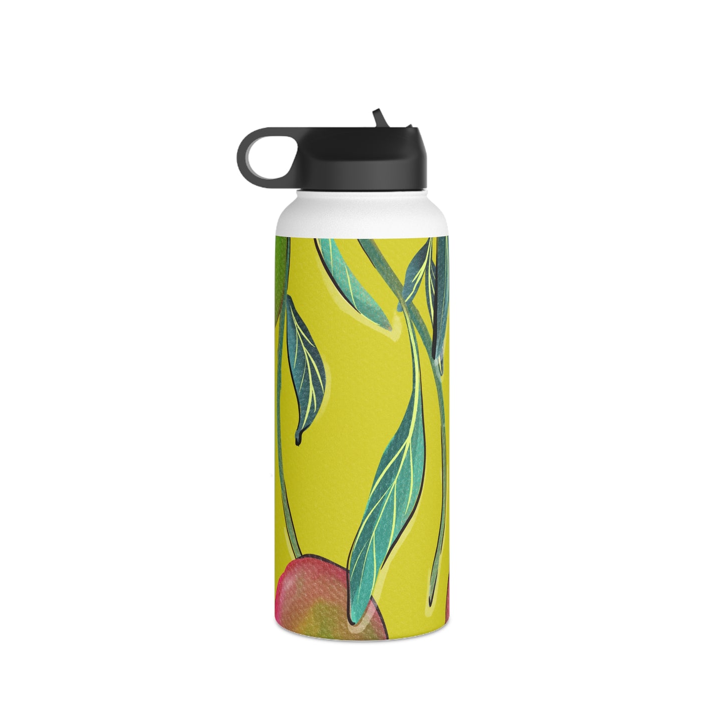 Sandy Cove Mango Stainless Steel Water Bottle, Standard Lid